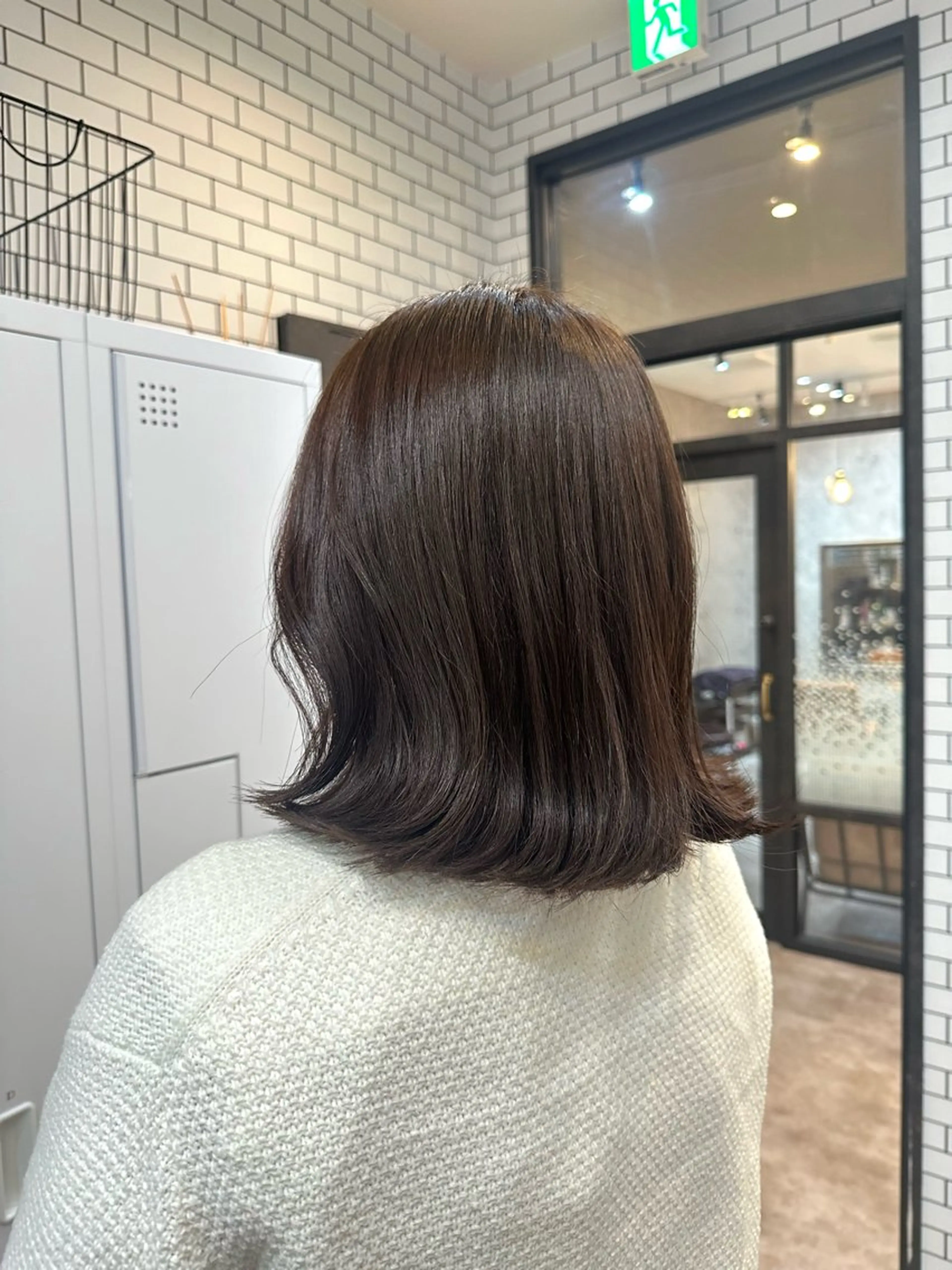 ミディアム カラー カット ヘアカラー トリートメント Sara newi 🎀透明感🎀のヘアスタイル