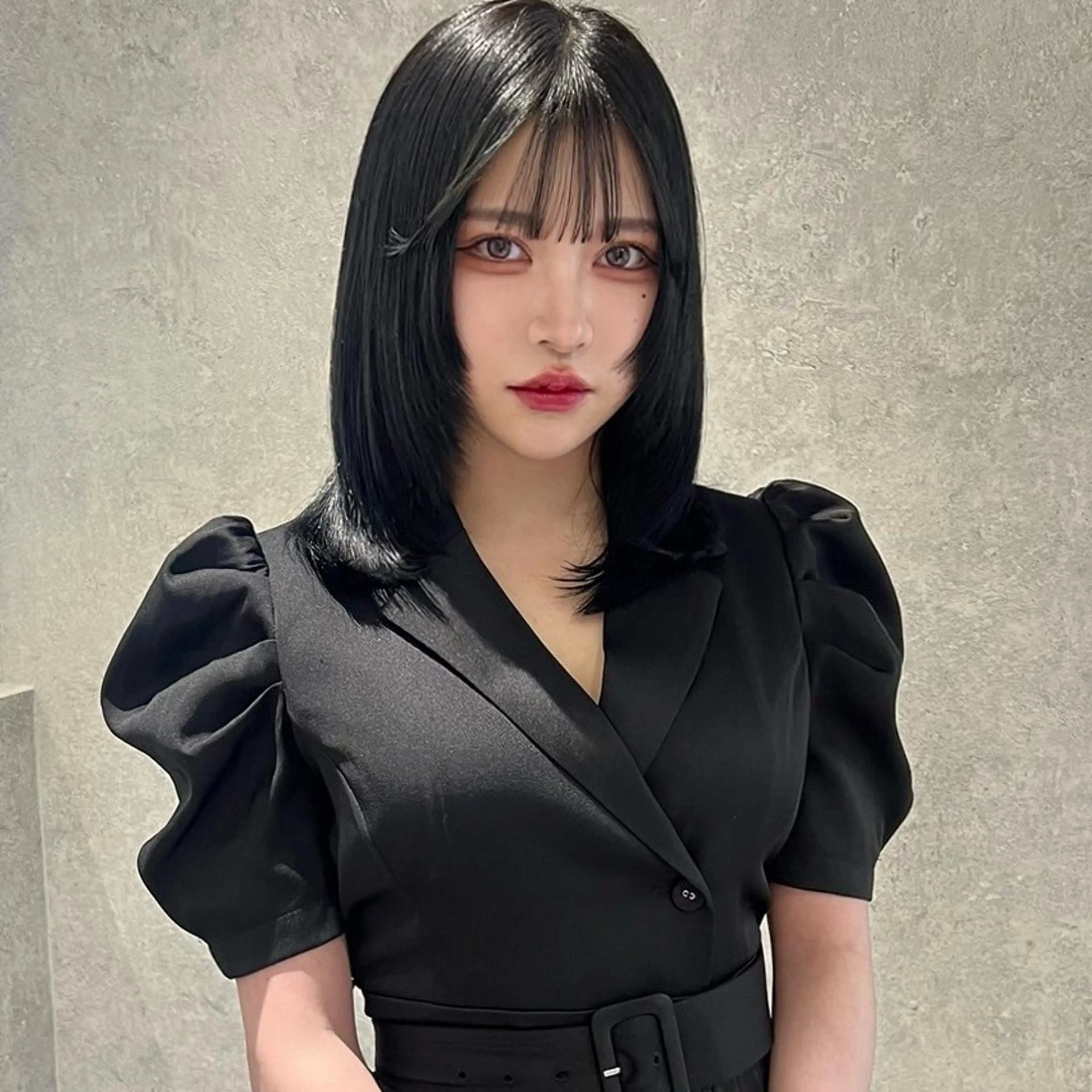 セミロング 髪質改善 レイヤーカット カット トリートメント AI TOKYO　S所属・mizuki 【韓国レイヤー】のヘアスタイル