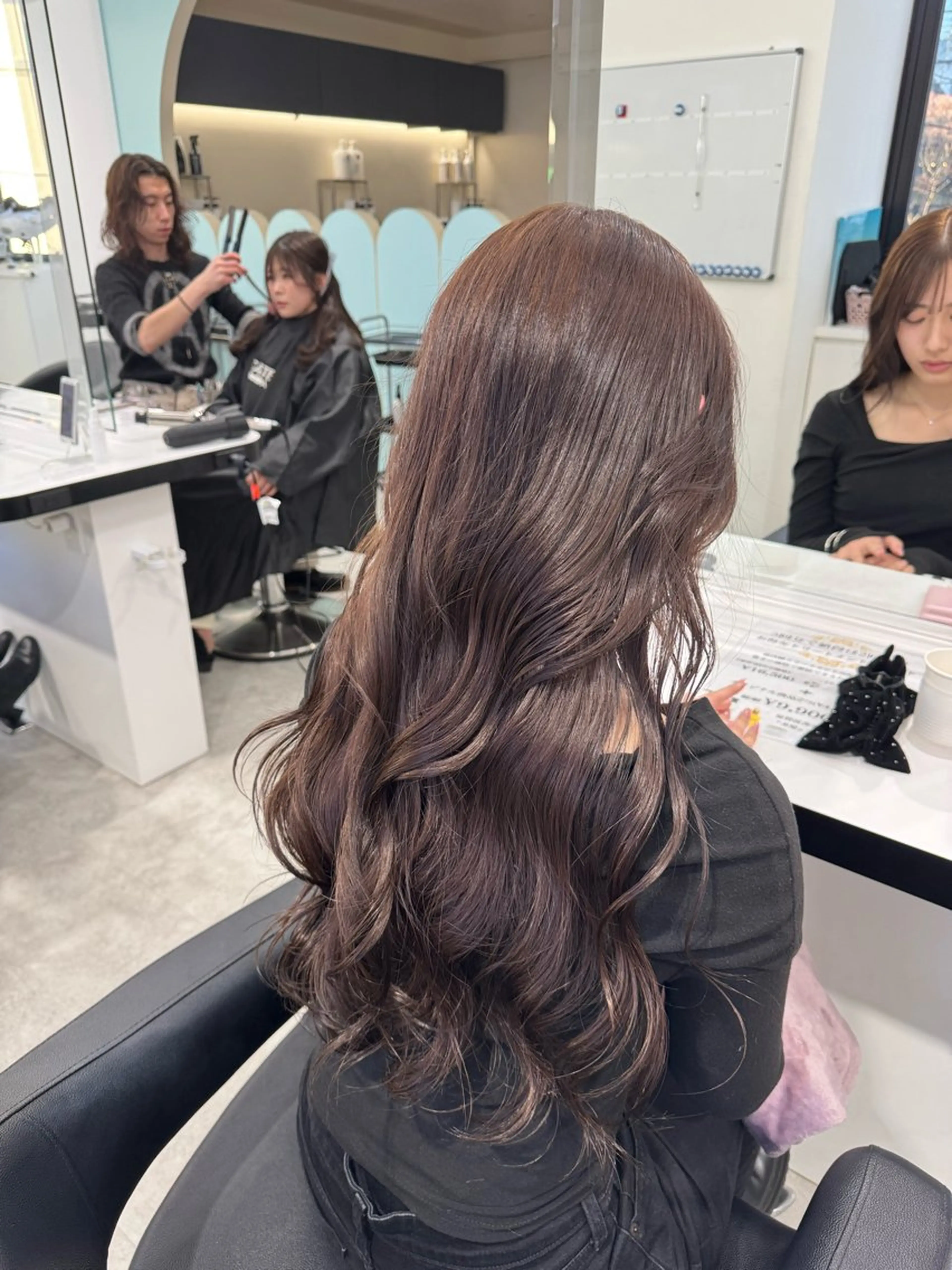 ロング ヘアカラー ⛄️レイヤー⛄透明感 ⛄️kyotaroのヘアスタイル