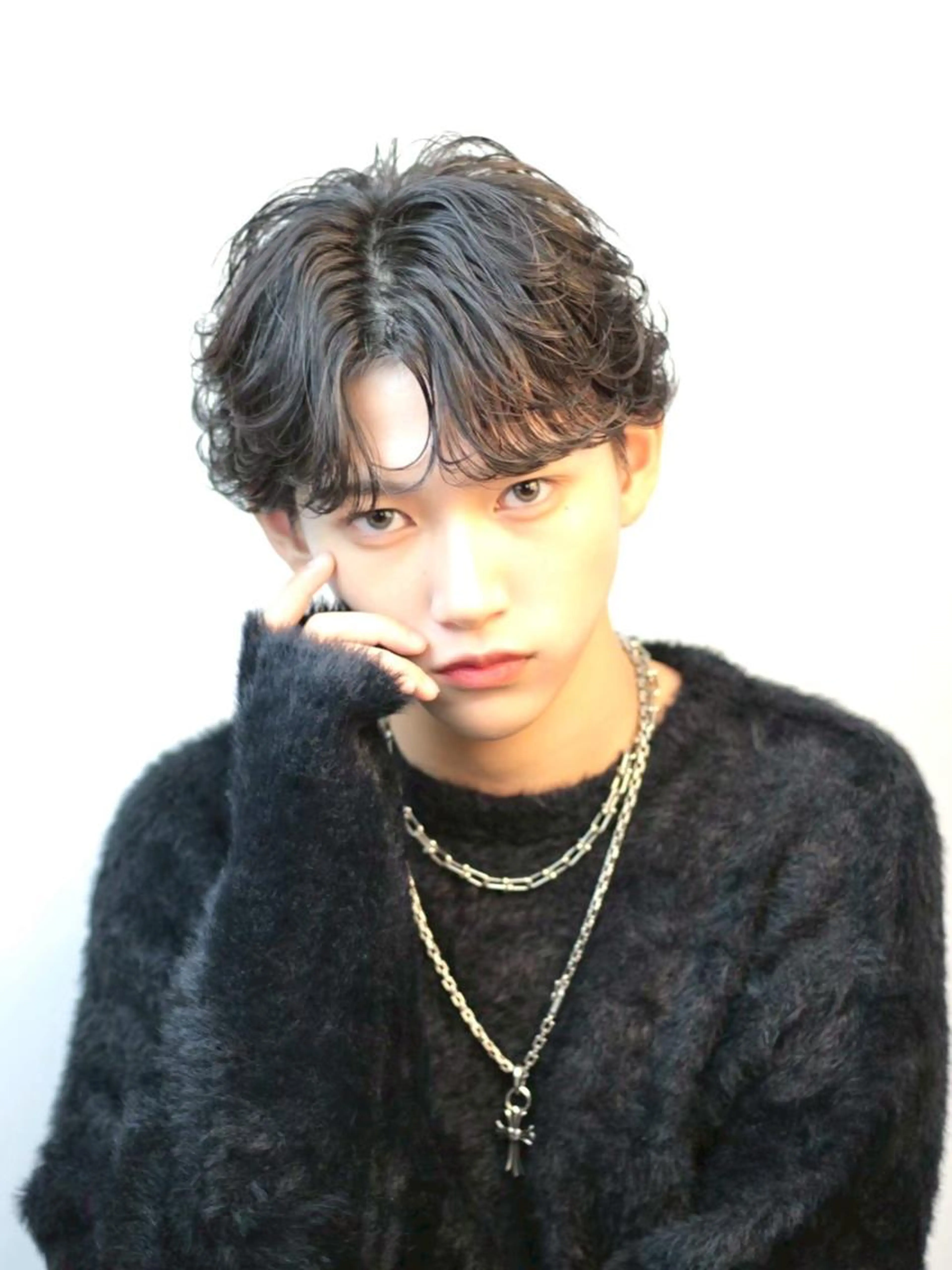 😎選べるパーマ😎メンズカット＋パーマ🔥人気パーマも安全チャレンジ🔥シャドウ,フェザー,ニュアンスなど🔥の写真