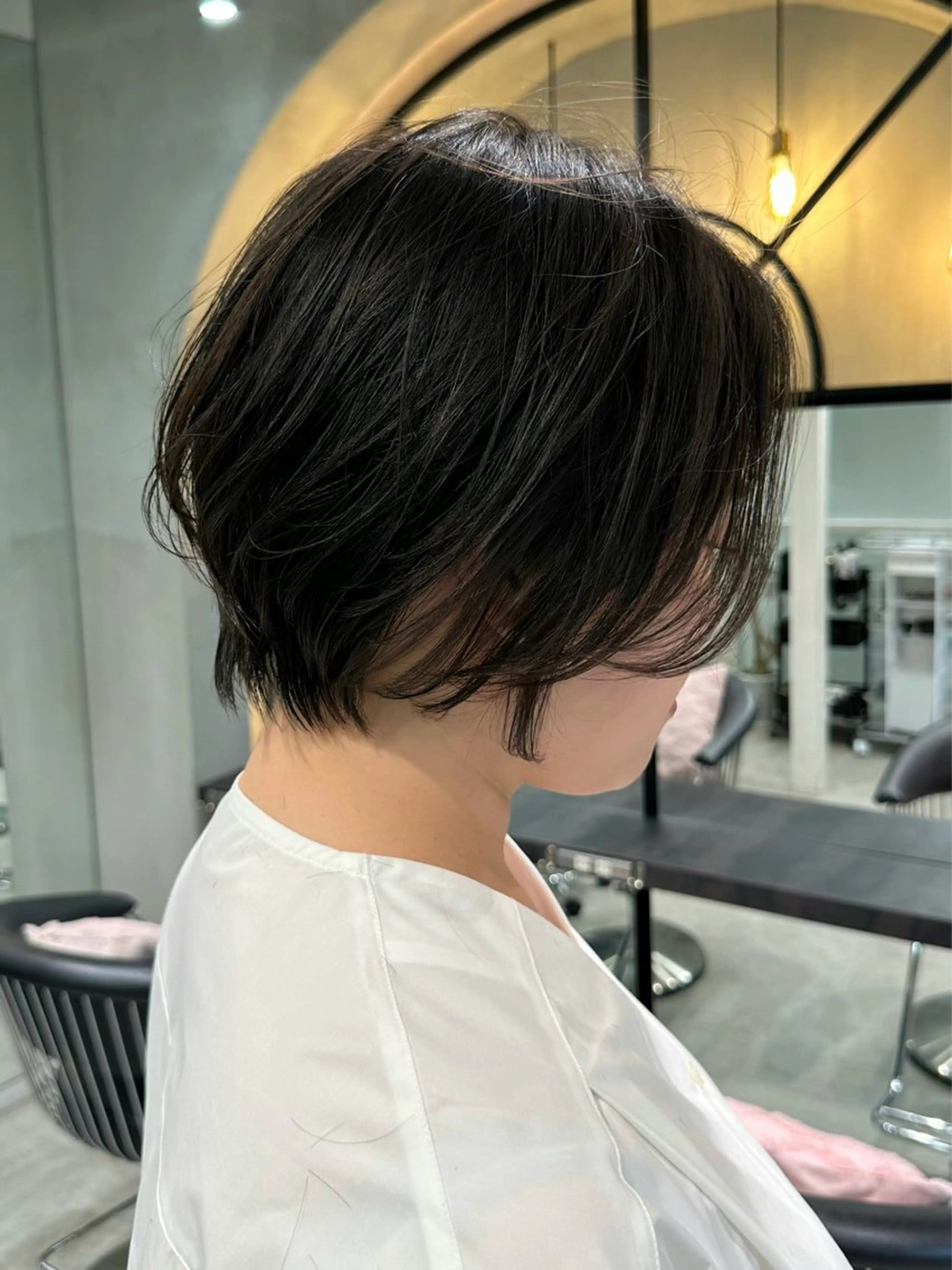 ショート ショートヘア カット ヘアカラー トリートメント ヘッドスパ 遠藤大雅 ショート /韓国ボブ🌈のヘアスタイル