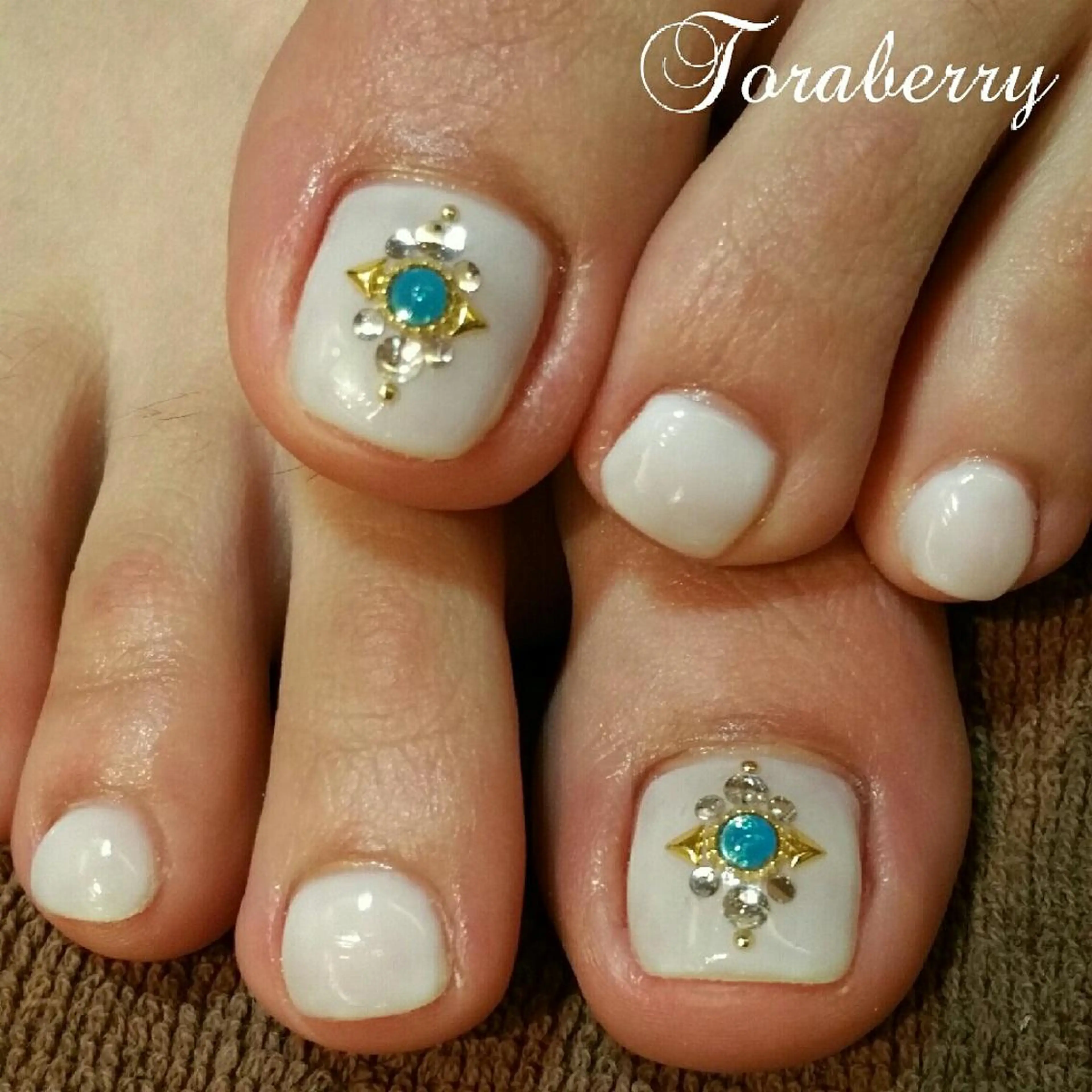 ネイル フットネイル シンプルネイル ネイリスト なつみのネイルデザイン