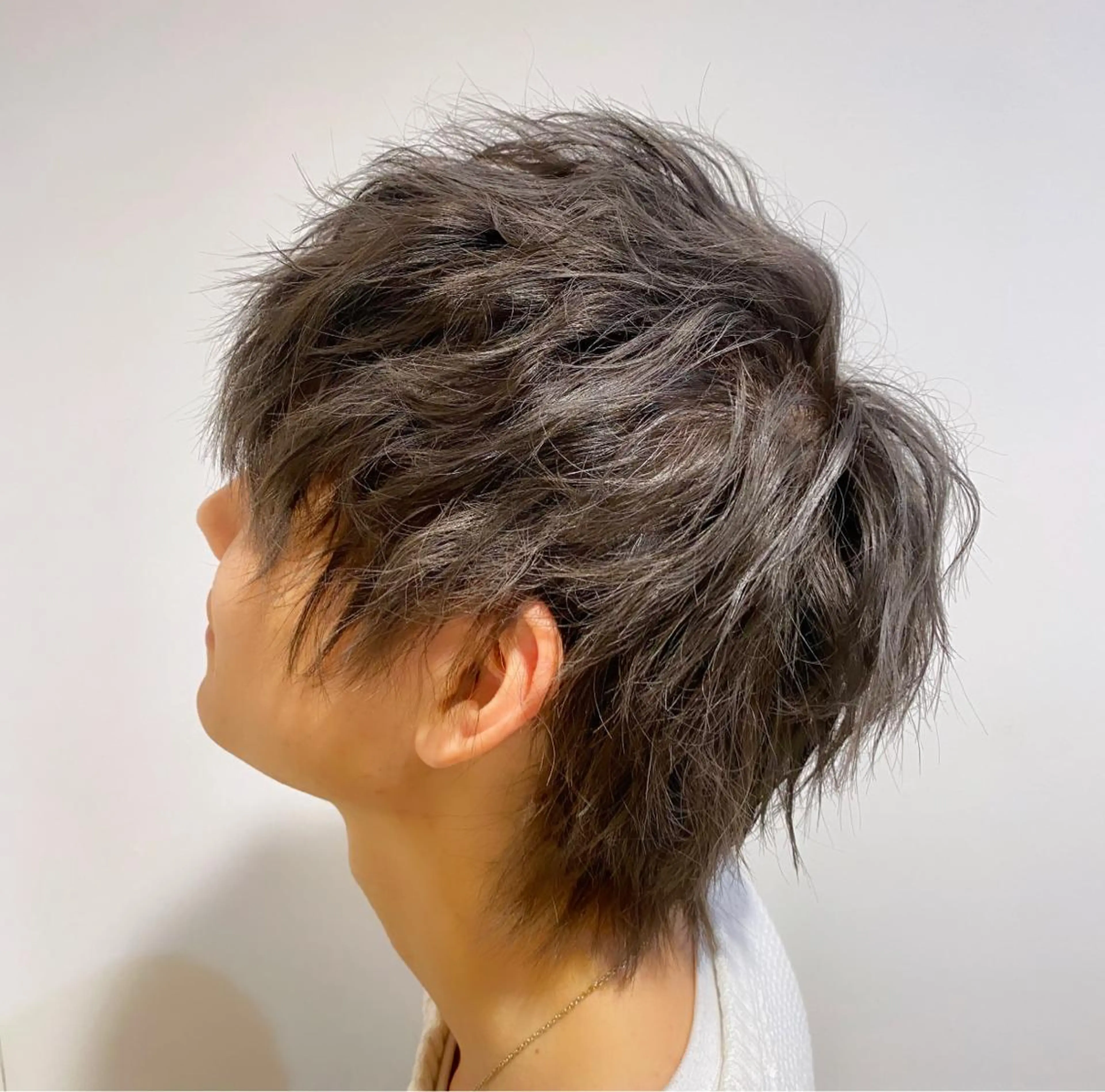 ショート カラー メンズ メンズパーマ 西條真治のヘアスタイル