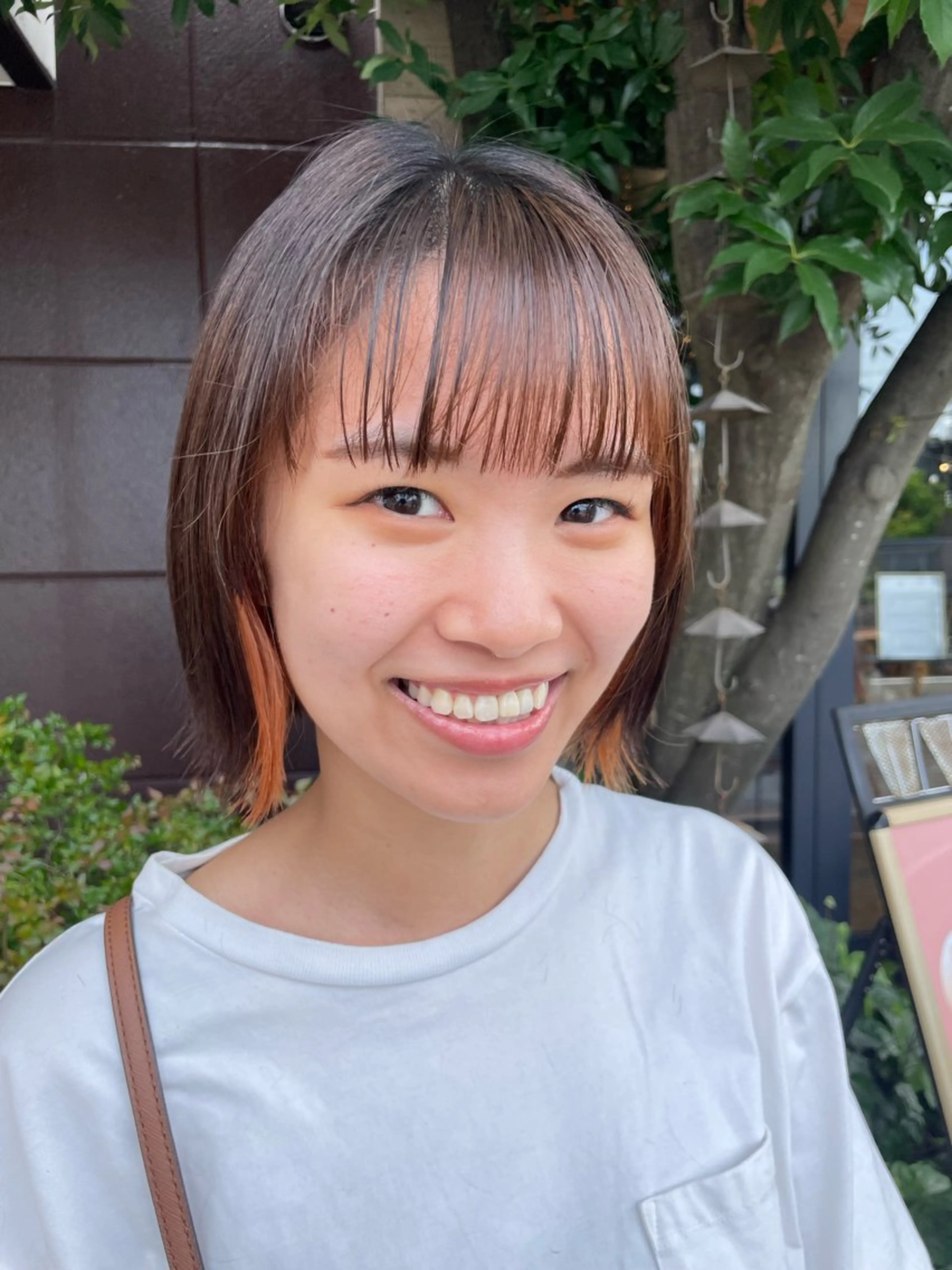 ショート カラー 梨子🐣艶カラー🌈 ダメージレス💖のヘアスタイル