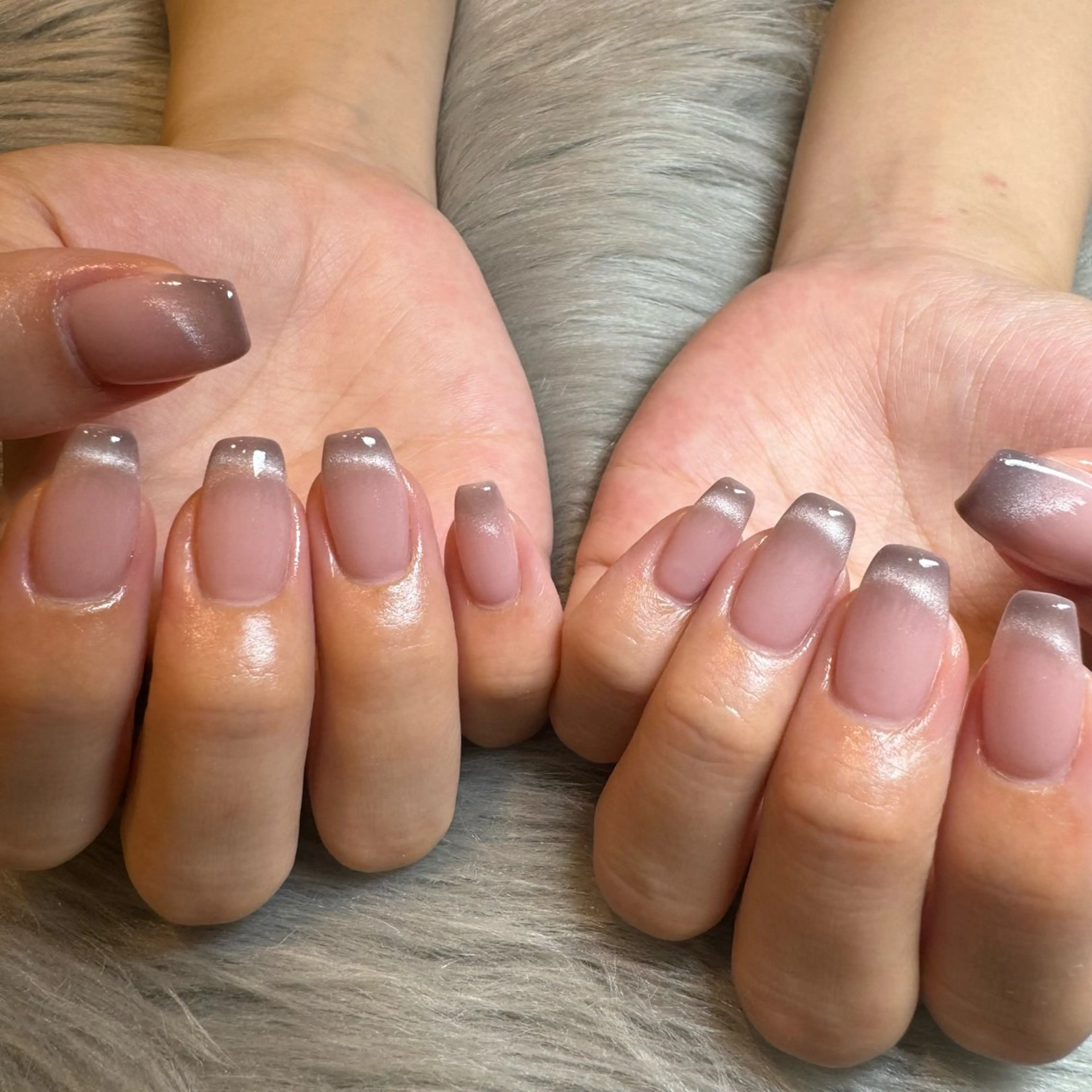 ネイル フレンチネイル グラデーション マグネットネイル マグネットフレンチ EARTH守谷店所属・🩶EARTH守谷店 YURA🦋のネイルデザイン