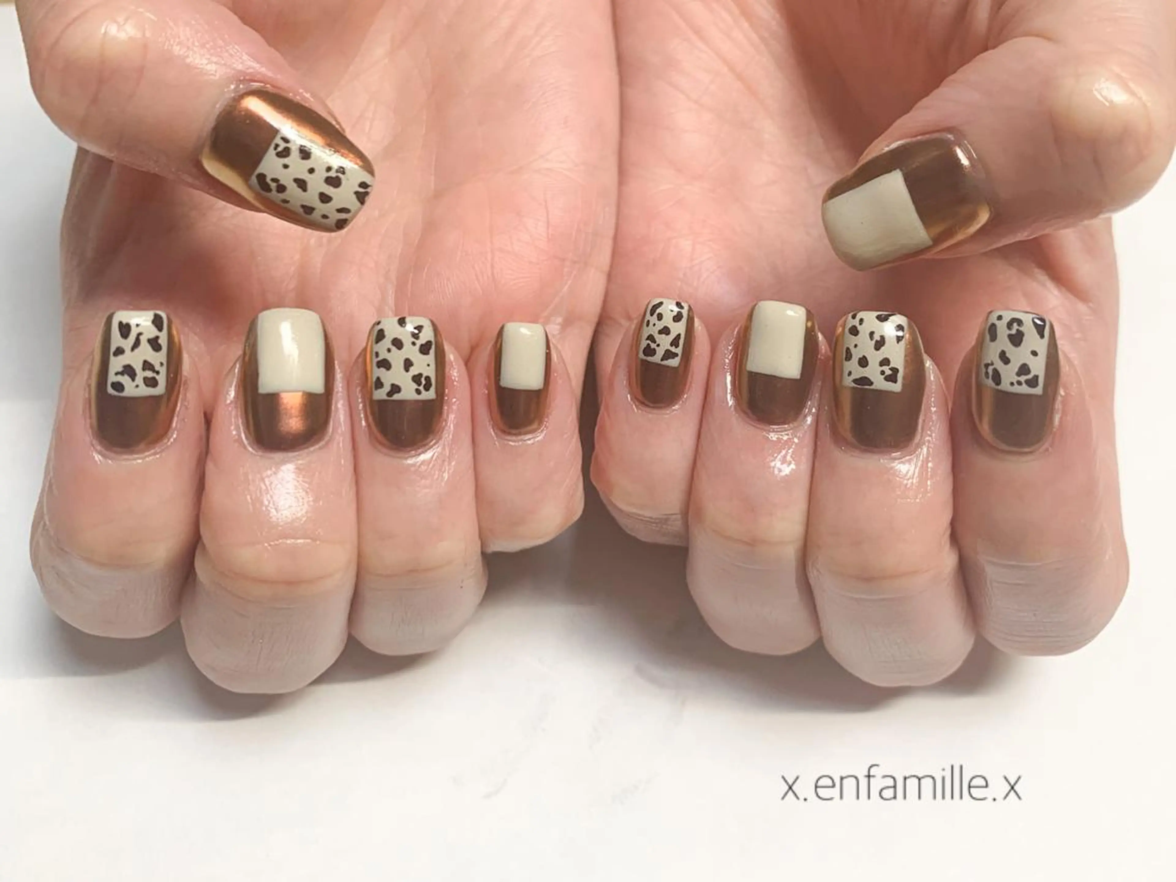 ネイル ハンドネイル nail salon en familleのネイルデザイン