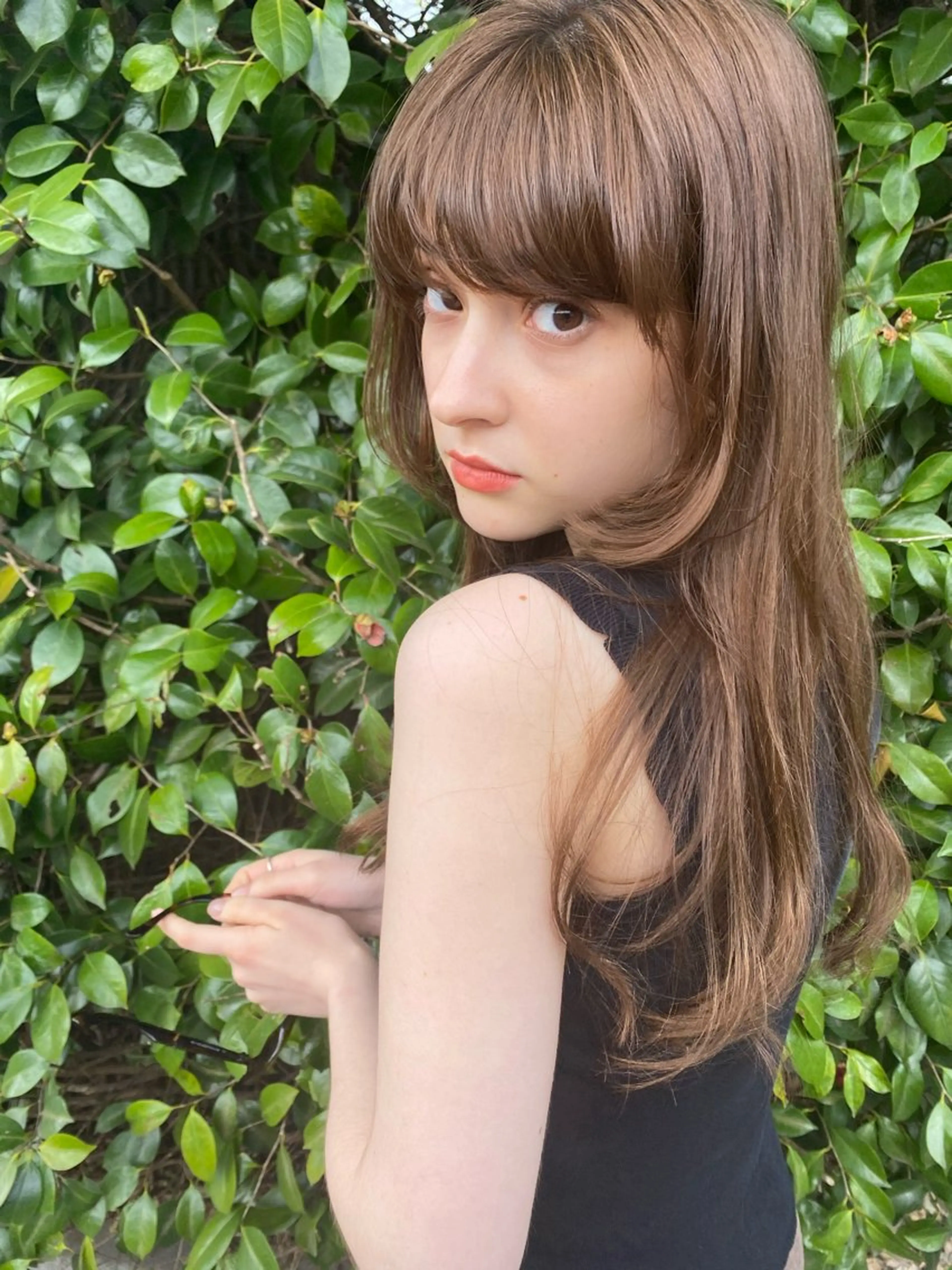ロング カラー カット ヘアカラー 似合わせhair 〻 mikiのヘアスタイル