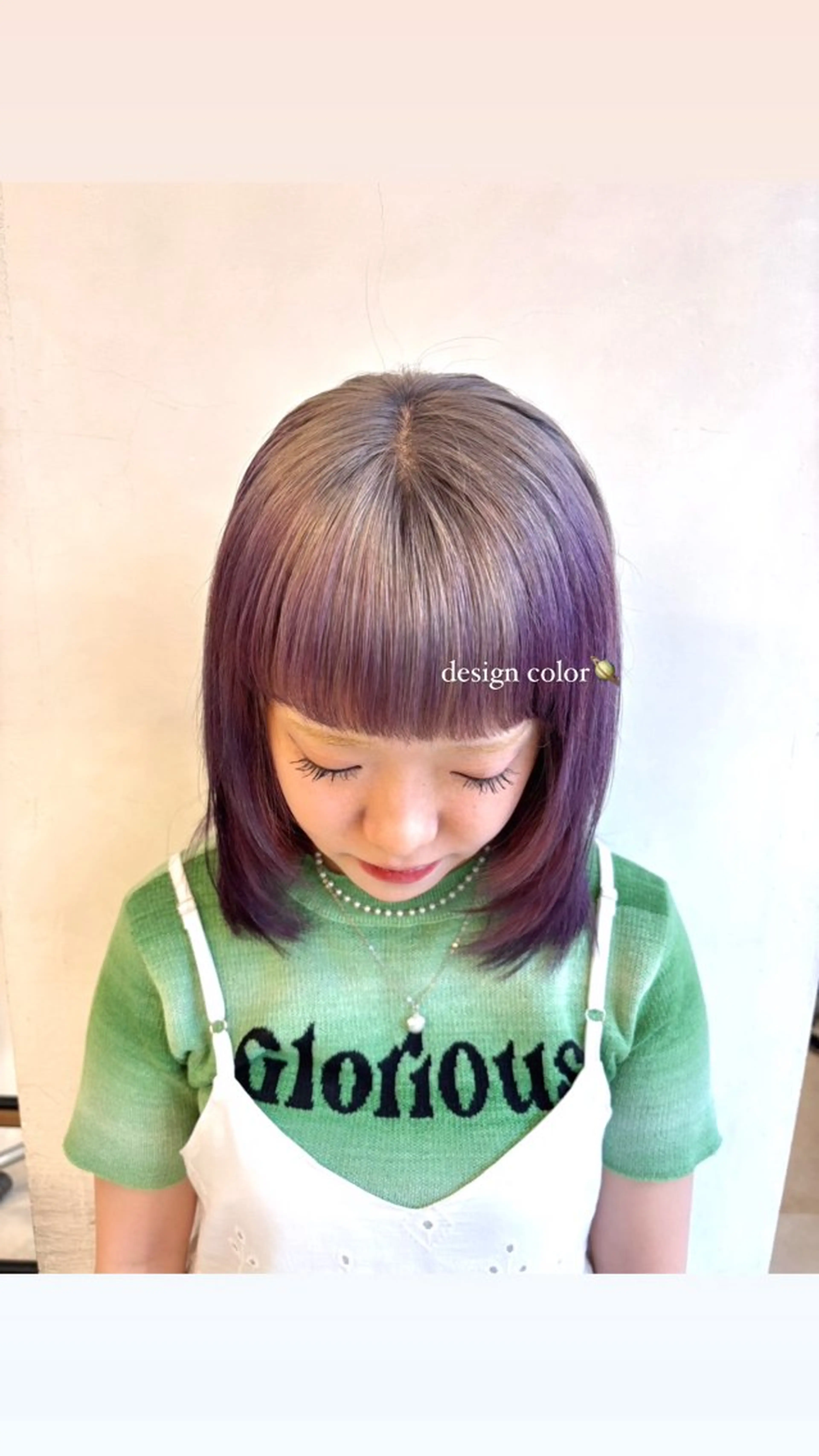 ミディアム カラー ふるやま あいか🎀のヘアスタイル