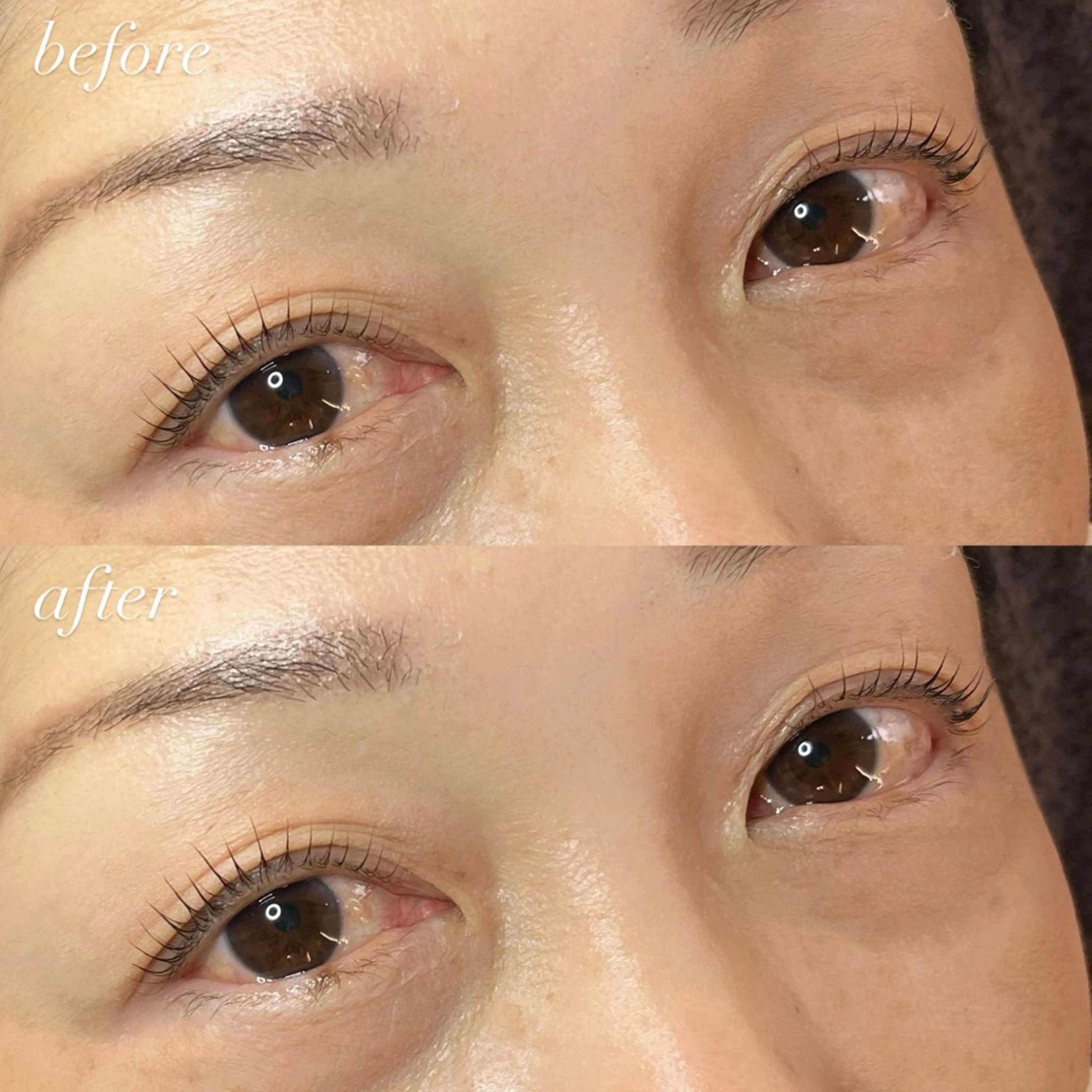マツエク・マツパ パリジェンヌラッシュリフト 一重×まつ毛パーマ マツパ seReno KOHAKUの眉毛・アイブロウイメージ