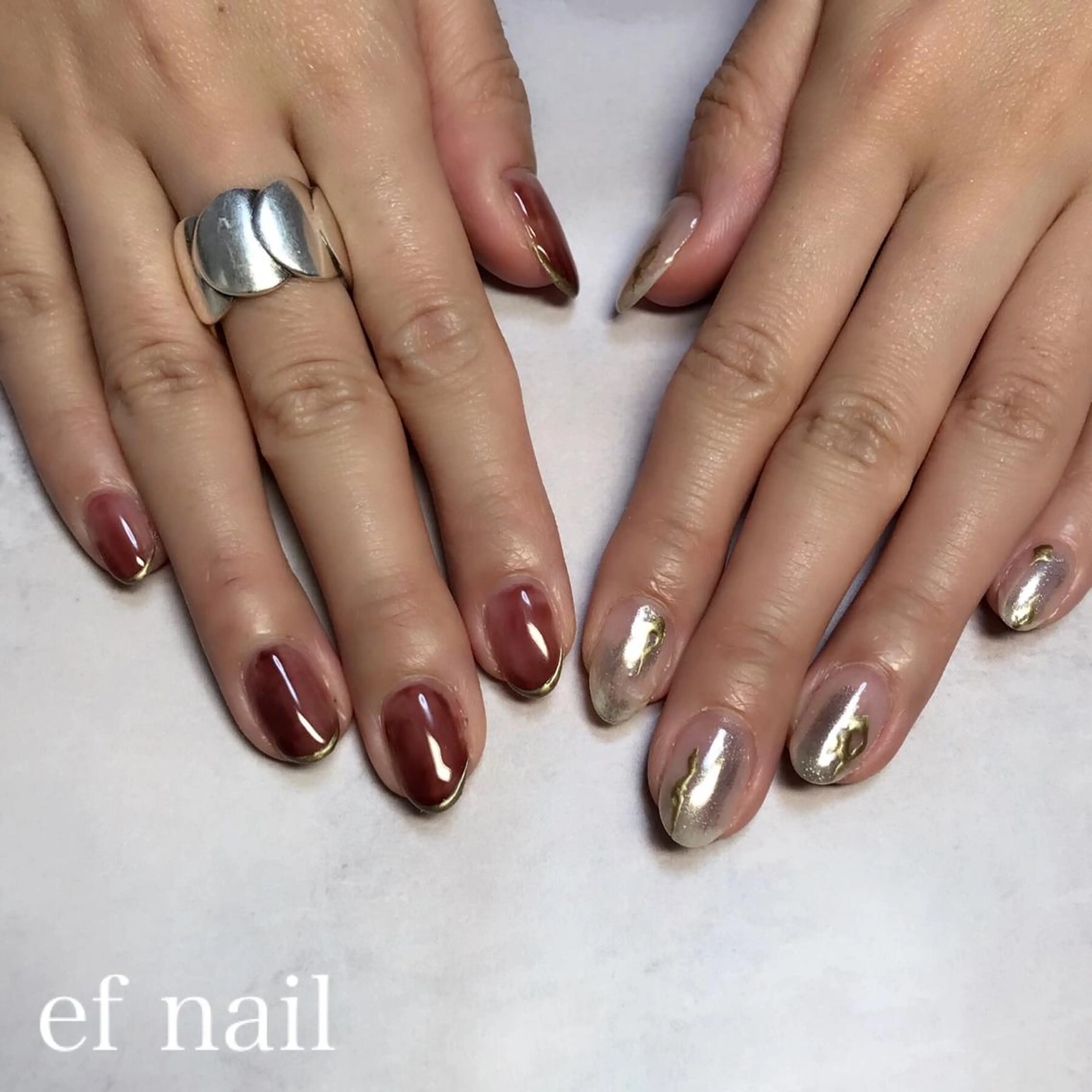 ネイル ハンドネイル ef nailのネイルデザイン