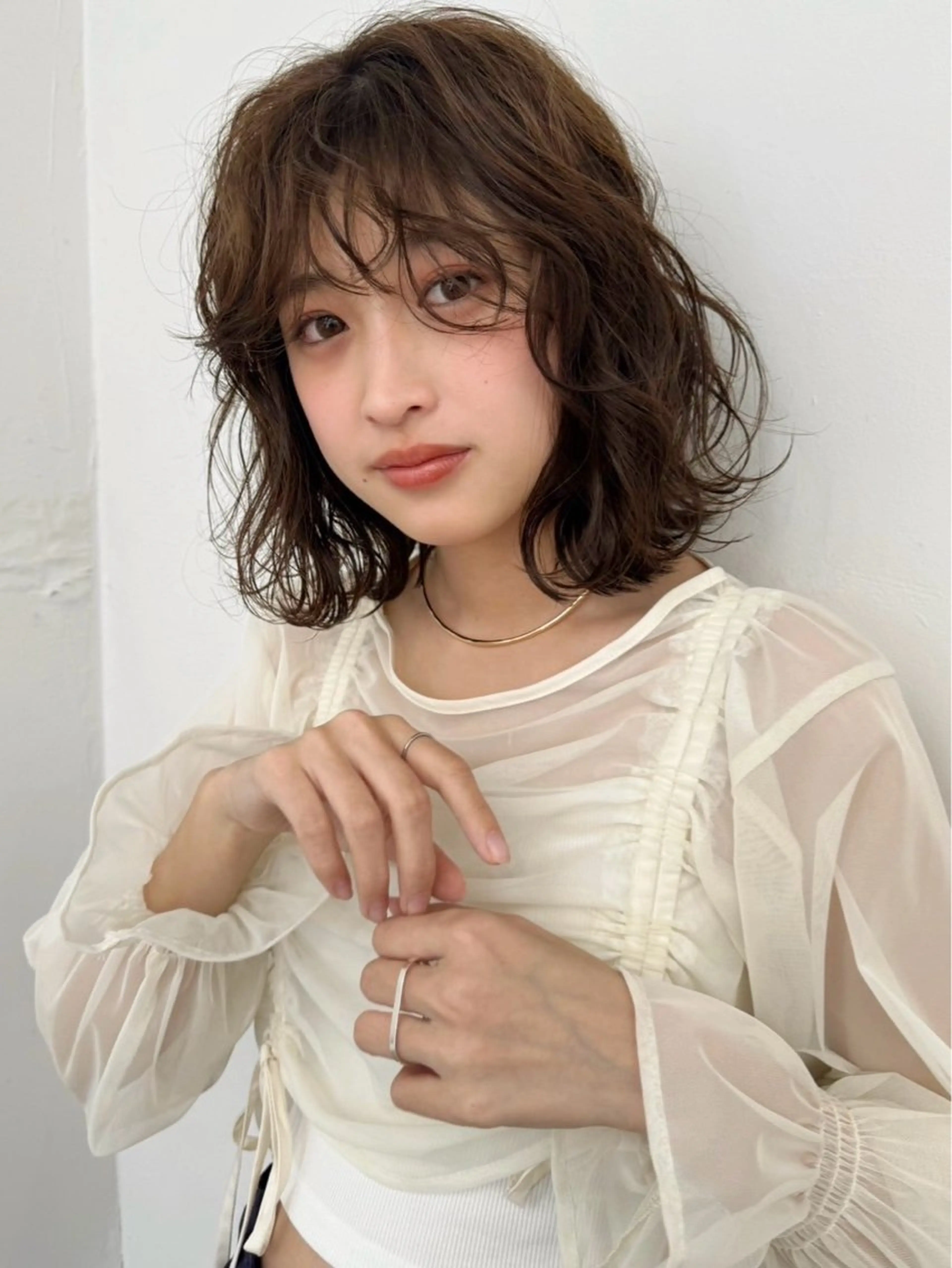 ミディアム Farbe🤍 9/12新オープンのヘアスタイル