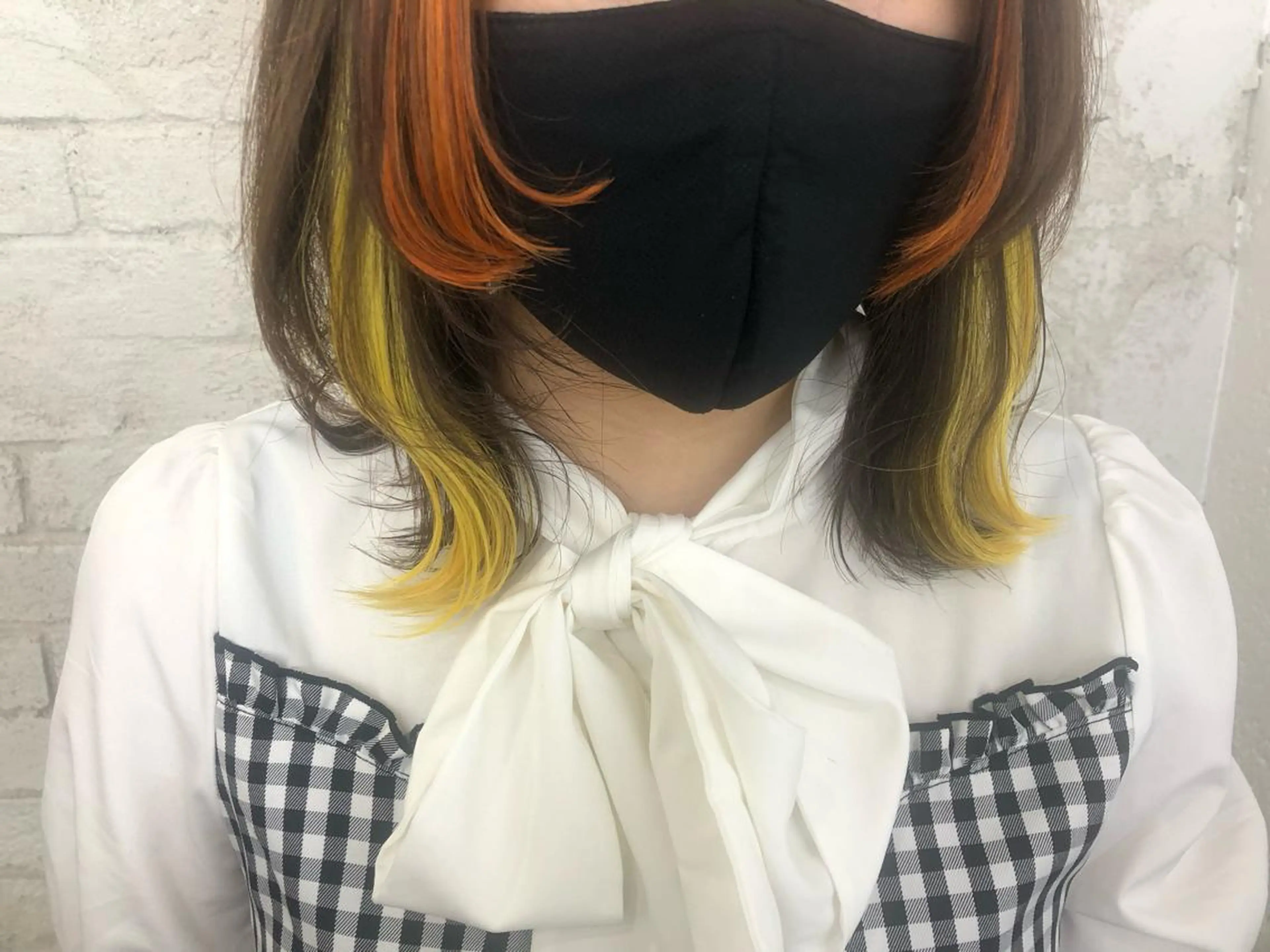 ミディアム エクステ 🦋エクステインナー カラーYūka🦋のヘアスタイル