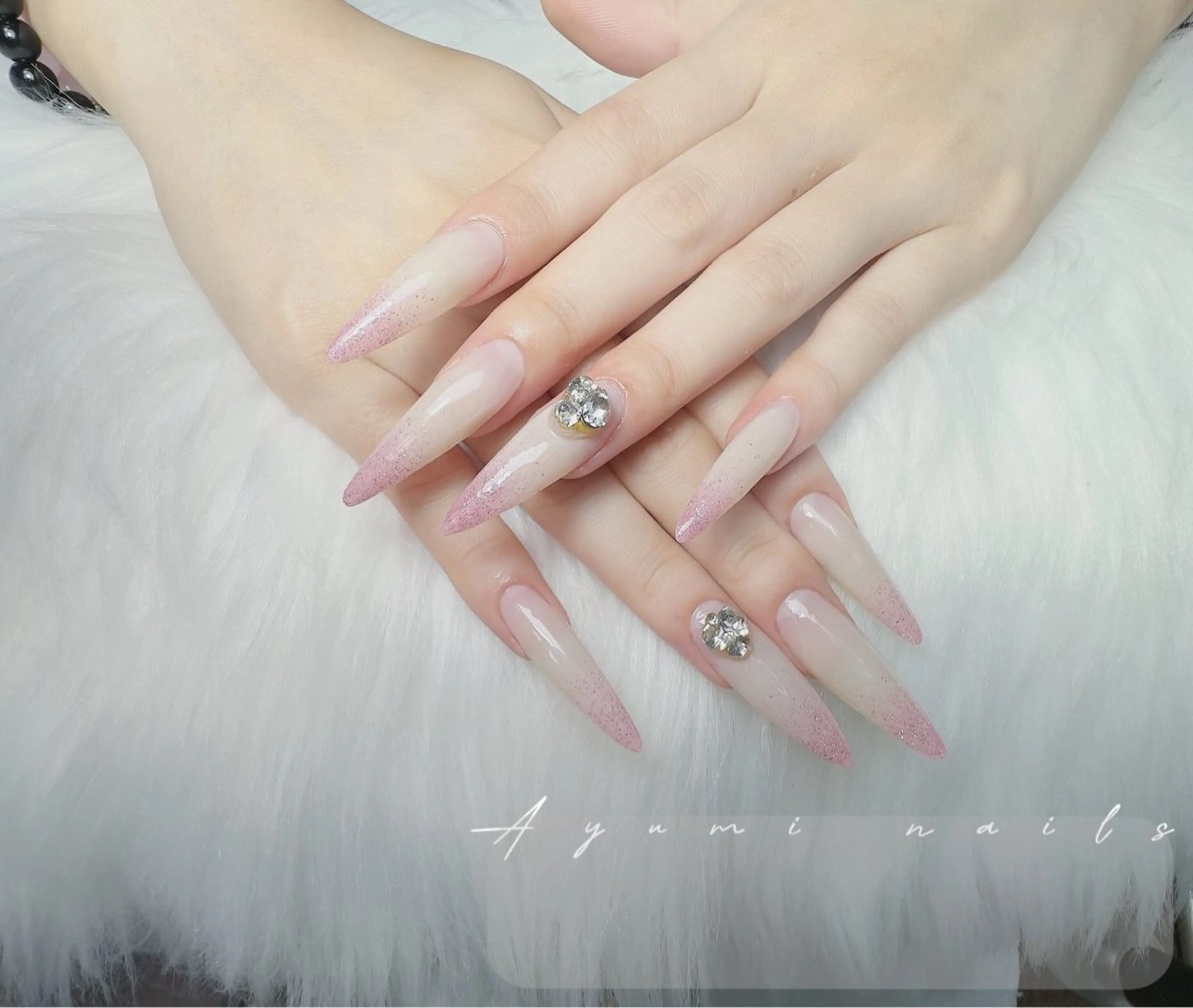 ネイル 長さ出し ハンドネイル Ayumi nails川崎店のネイルデザイン