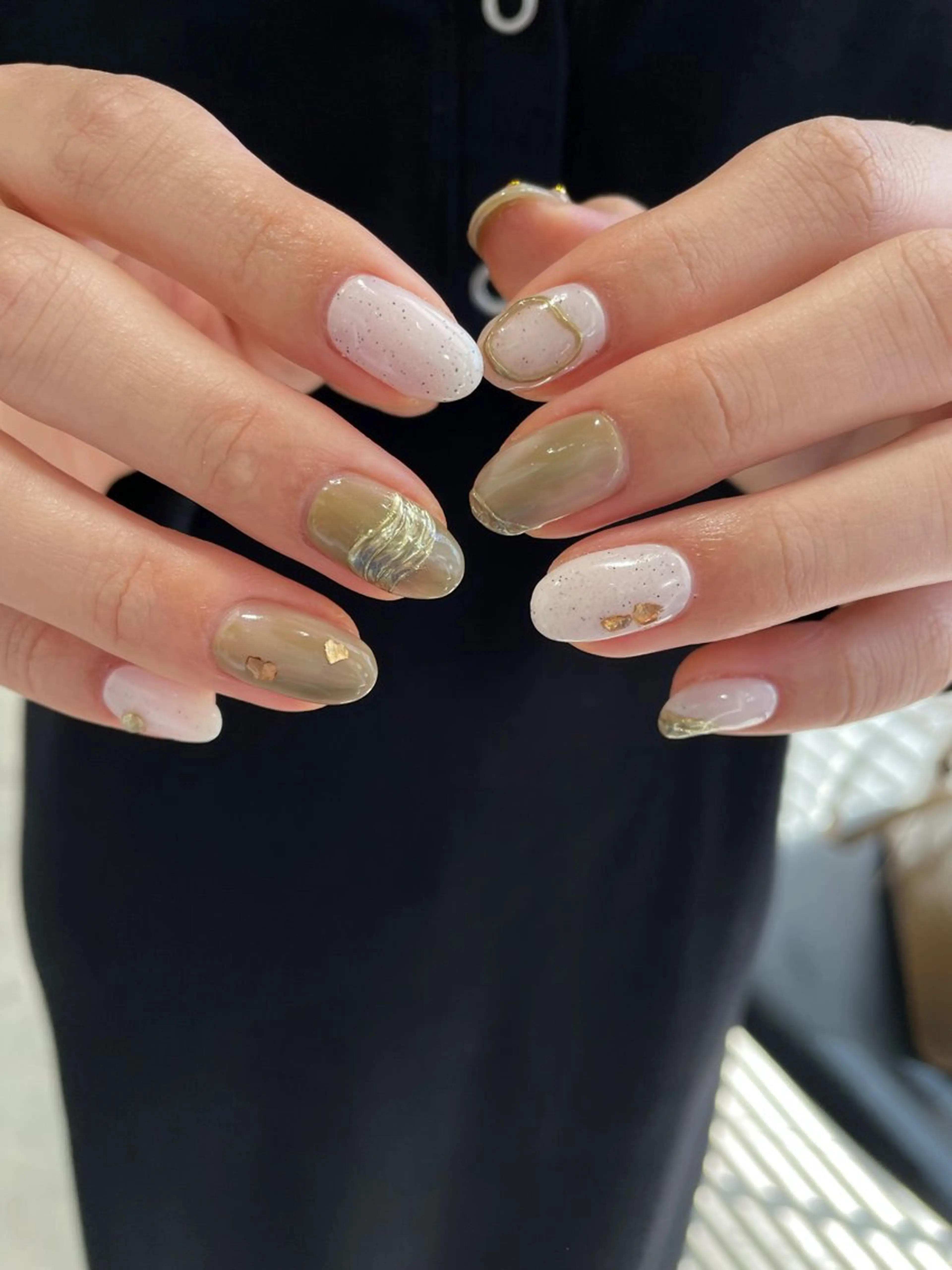 ネイル ニュアンスネイル ハンドネイル granbeauty Ayaのネイルデザイン
