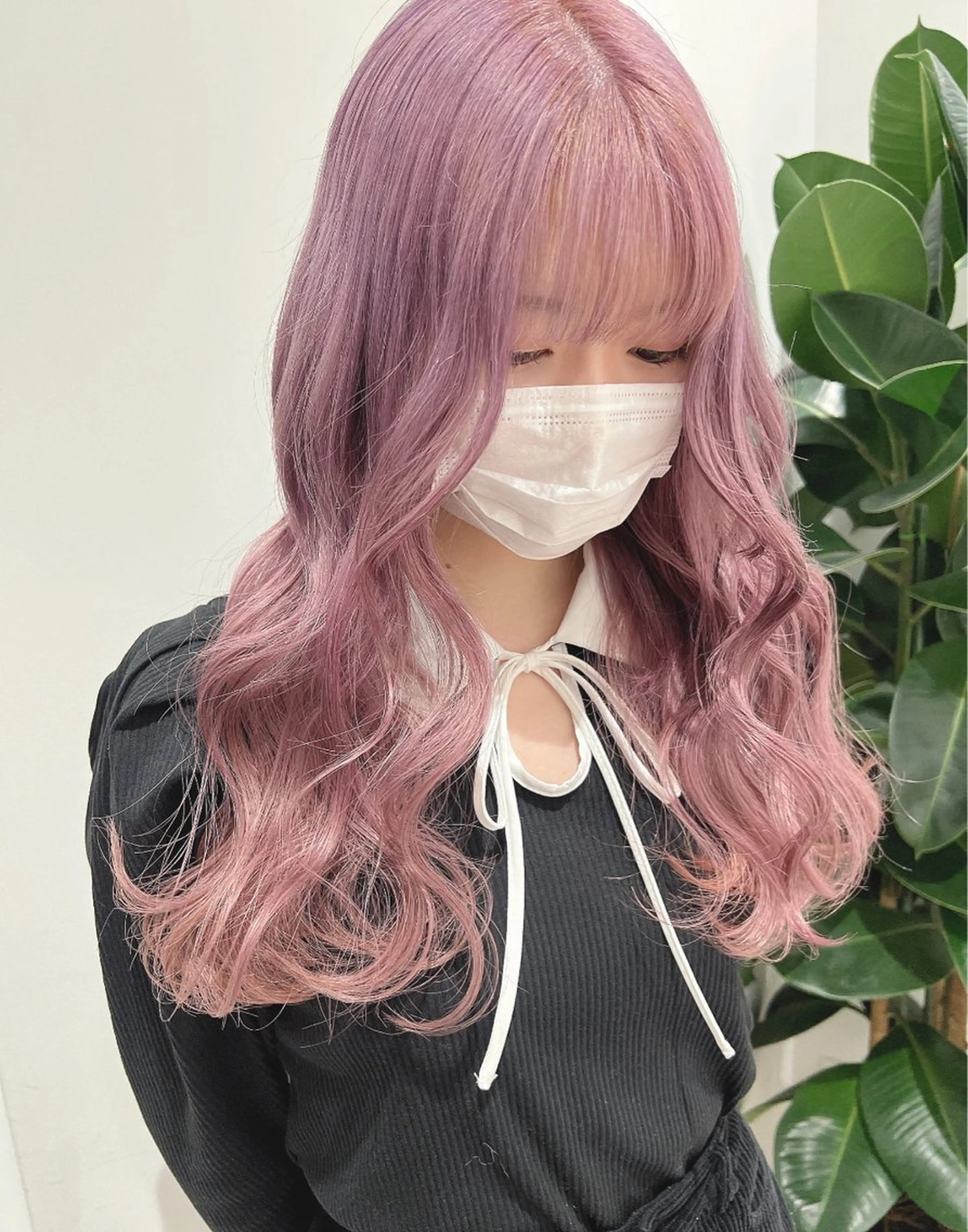 セミロング カラー マツエクmarry池袋所属・マツエクモデル無料 marry 池袋秦のマツエク・マツパデザイン