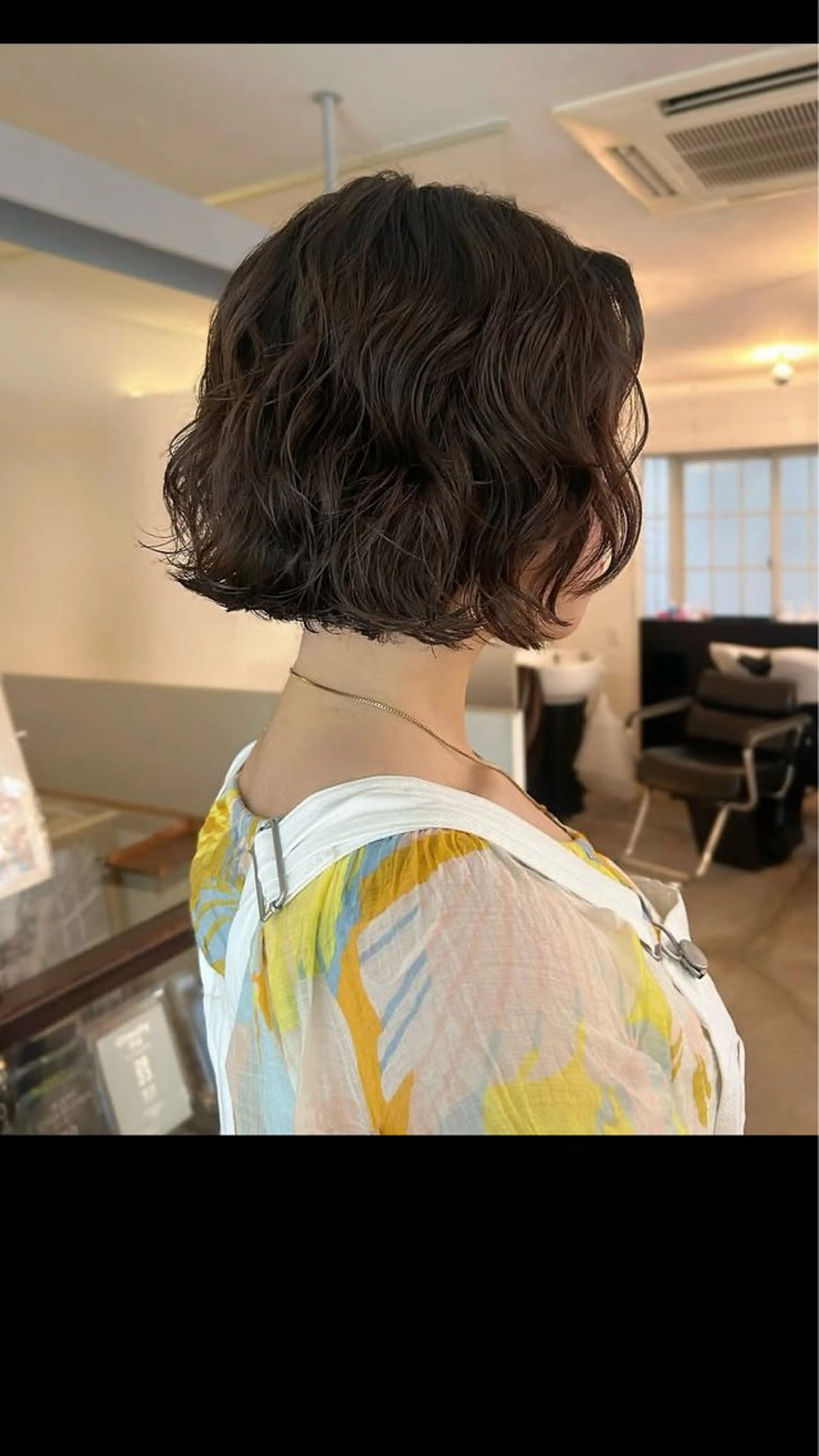 ミディアム パーマ 美容室saku馬橋店所属・藤本 智哉のヘアスタイル