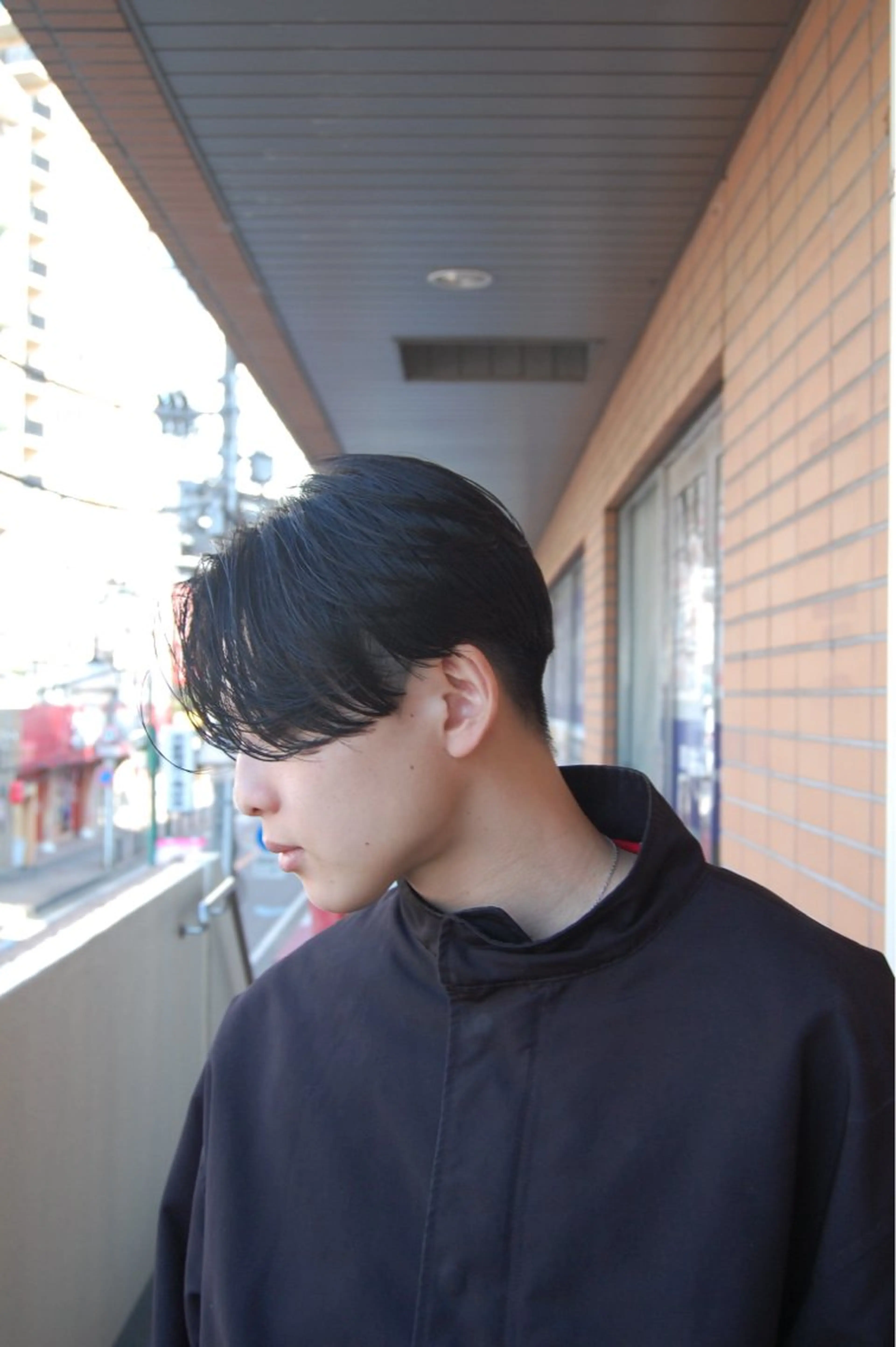 ショート カラー パーマ メンズ カット パーマ bococa kanta/メンズのヘアスタイル
