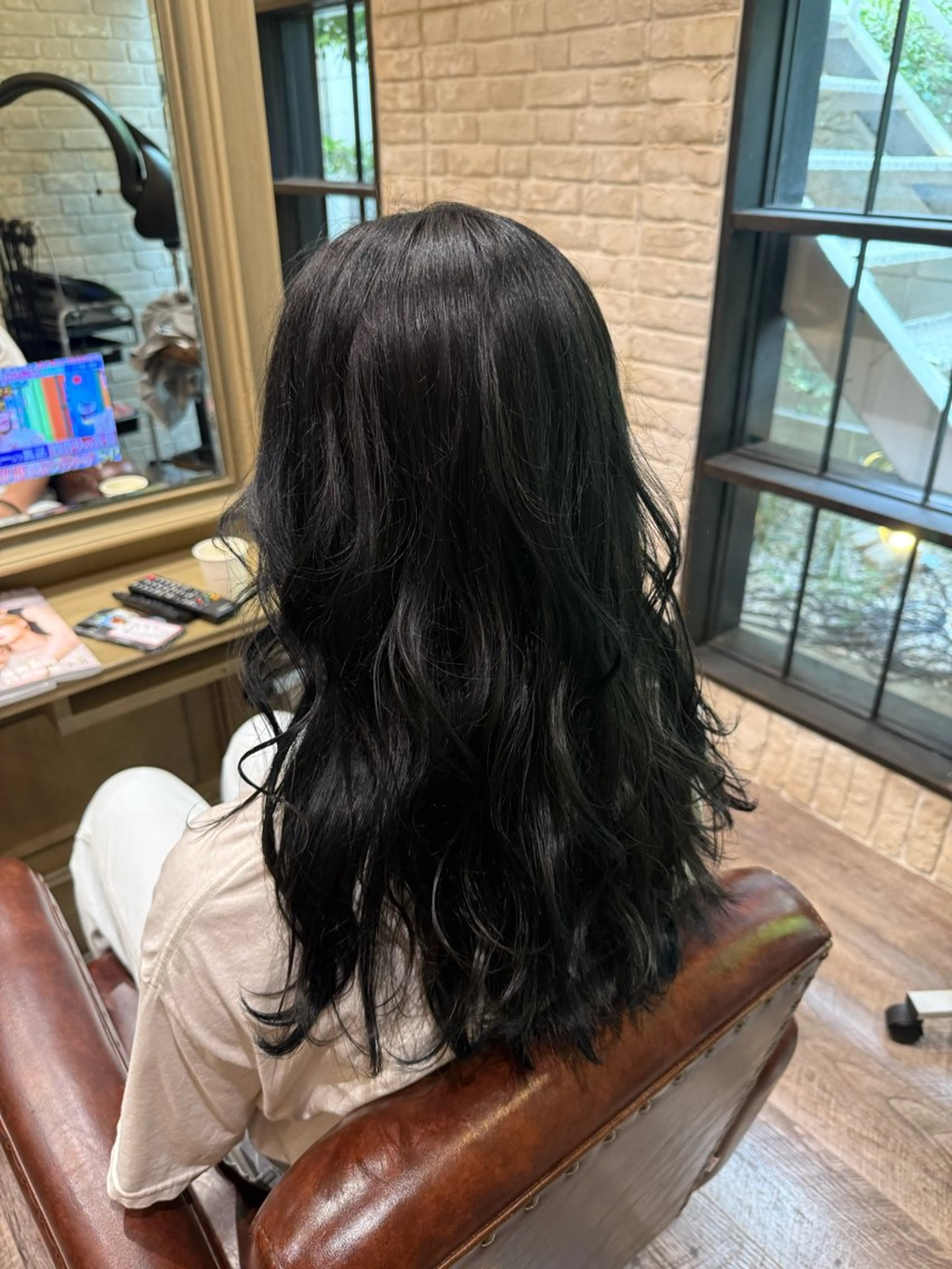 カラー ヘアカラー&マツパ 募集/ｵｷﾞﾉｱｵﾘのヘアスタイル