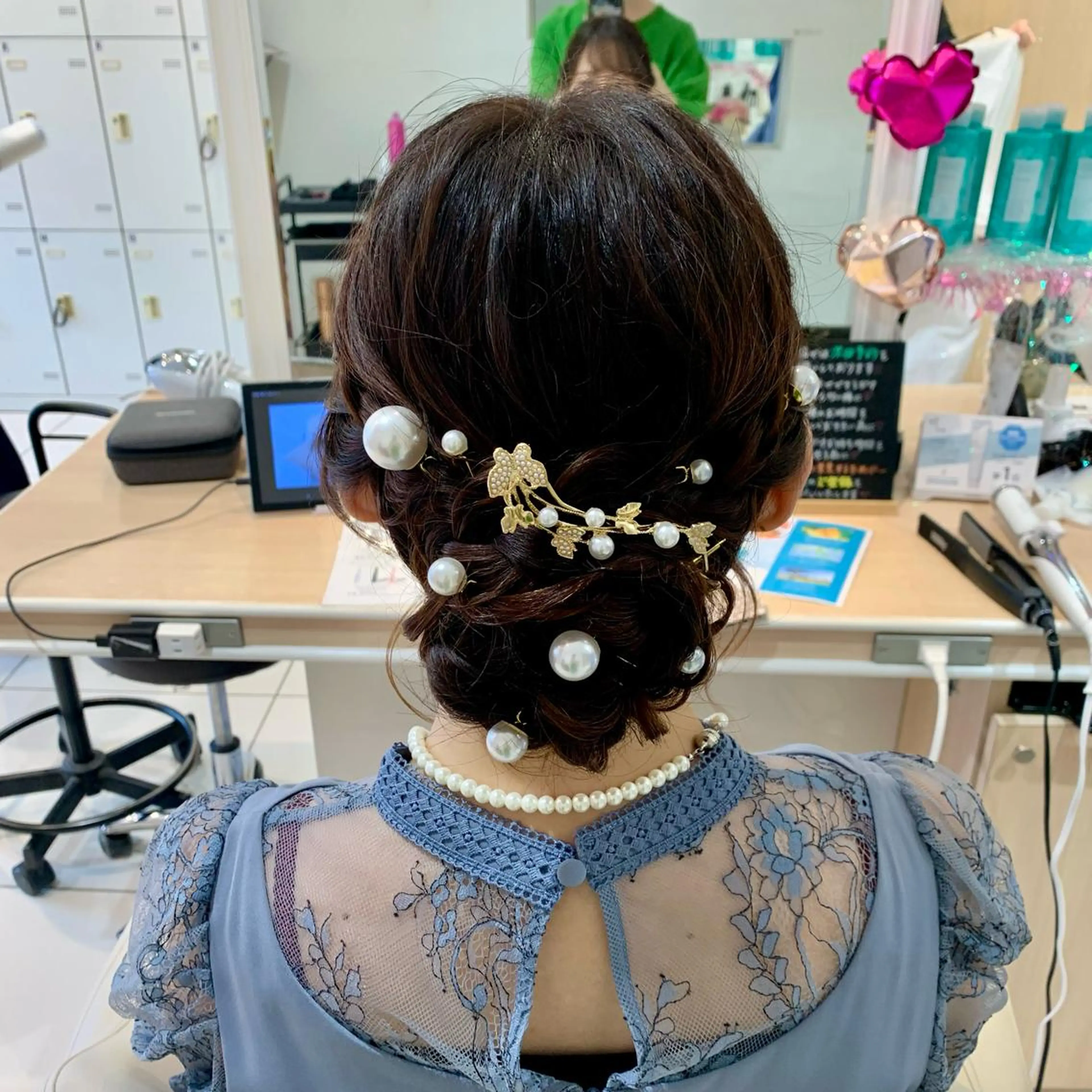 ロング ヘアアレンジ ヘアセット 宮永 璃沙のヘアスタイル