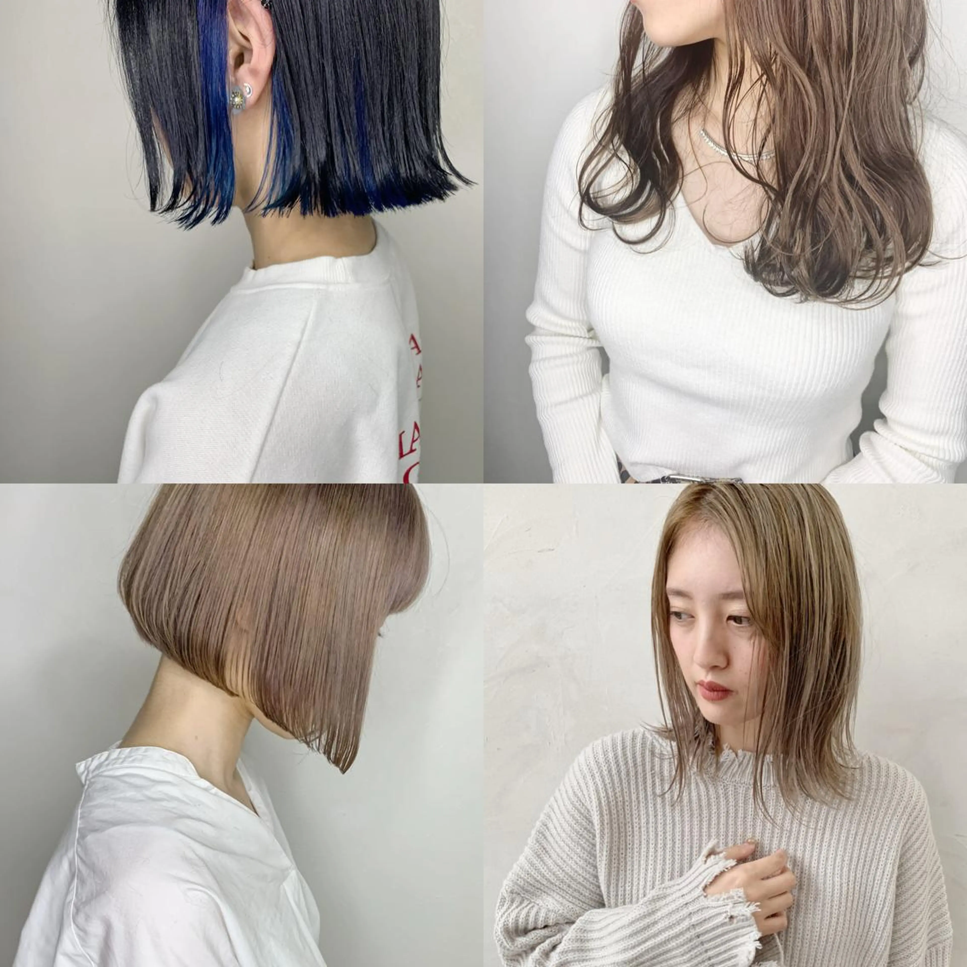 ミディアム カラー ヘアアレンジ カット ヘアカラー 新井 広之のヘアスタイル
