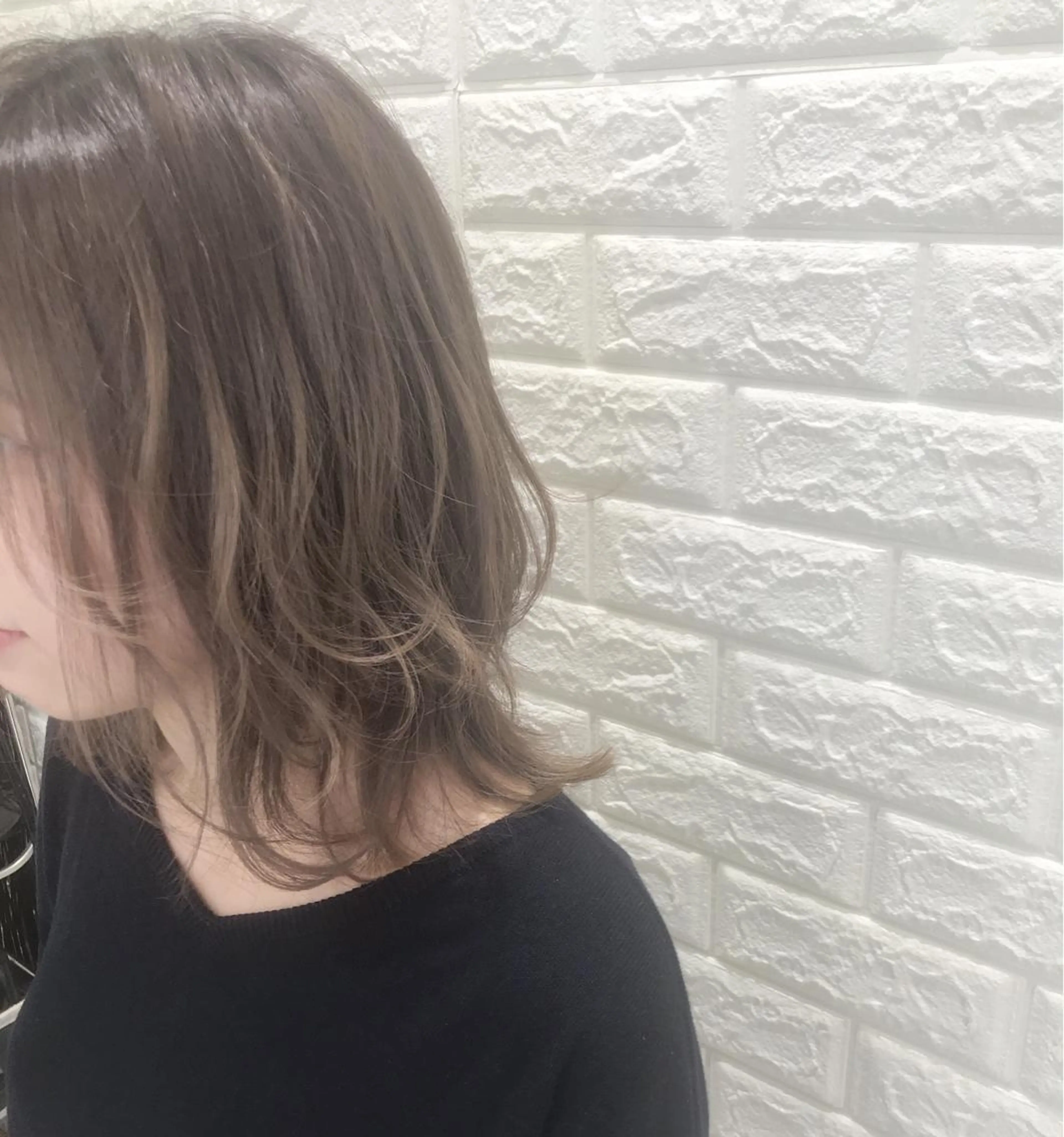 ミディアム カラー アッシュ ラベンダーカラー ラベンダーアッシュ ナガイ ユウキのヘアスタイル