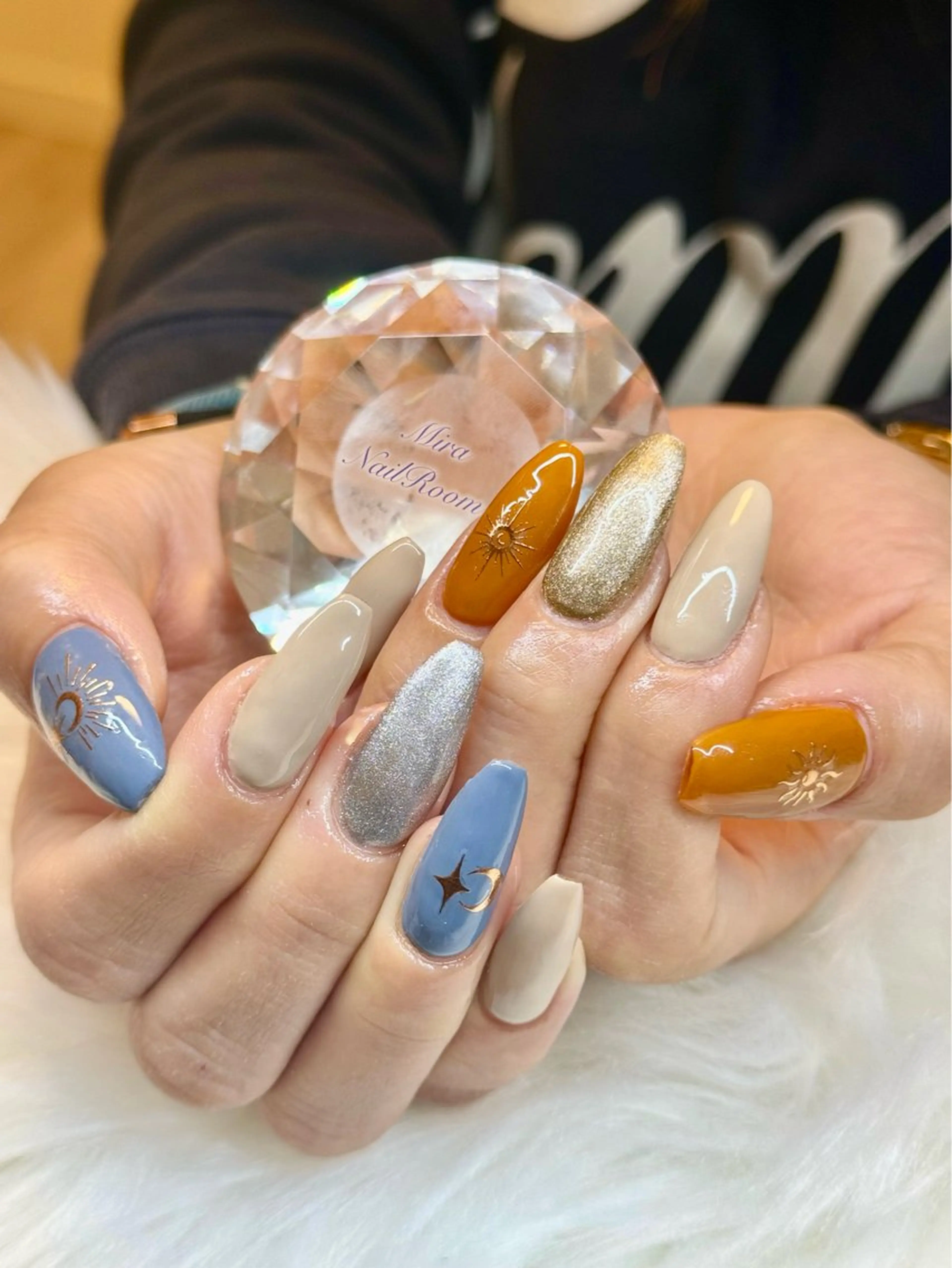 ネイル 長さ出し 持ち込み MIRA NAILROOM SALON所属・MIRA NAILROOMのネイルデザイン