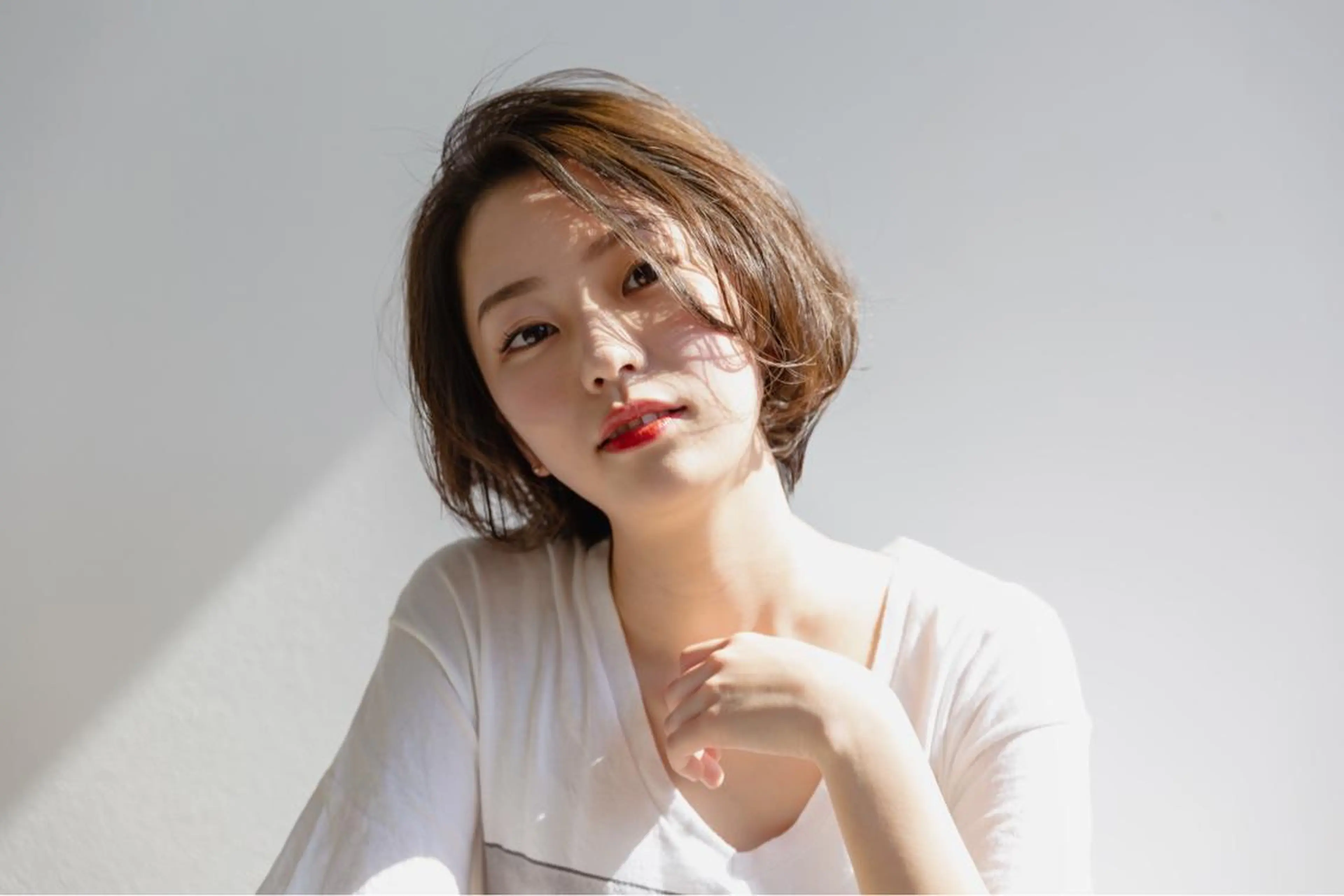 ショート カラー ツジガキ ユウスケのヘアスタイル