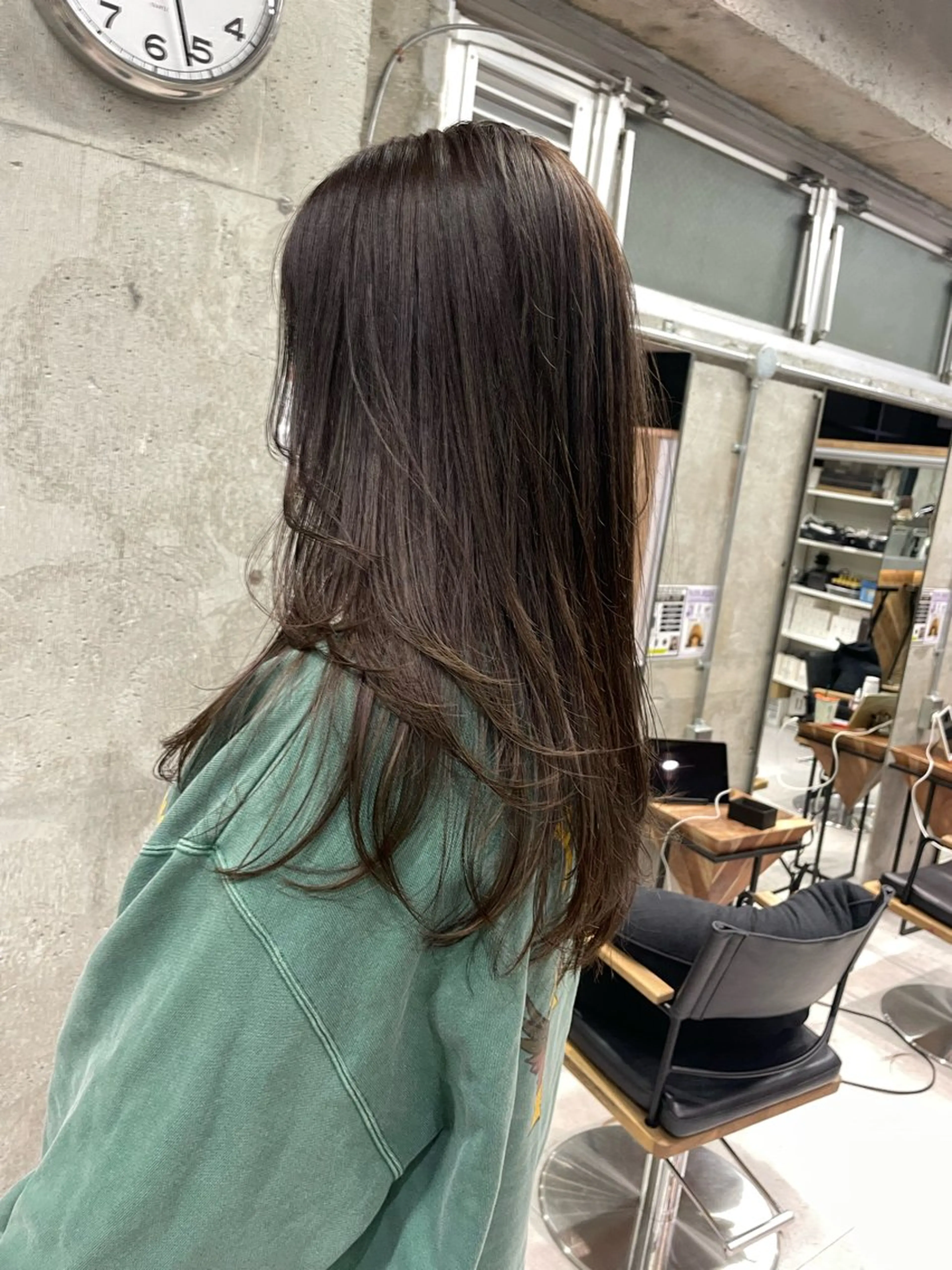 【🌴カラーモデル🌴】オリーブブラウン🫒ワンカラー（1stepトリートメント込）の写真