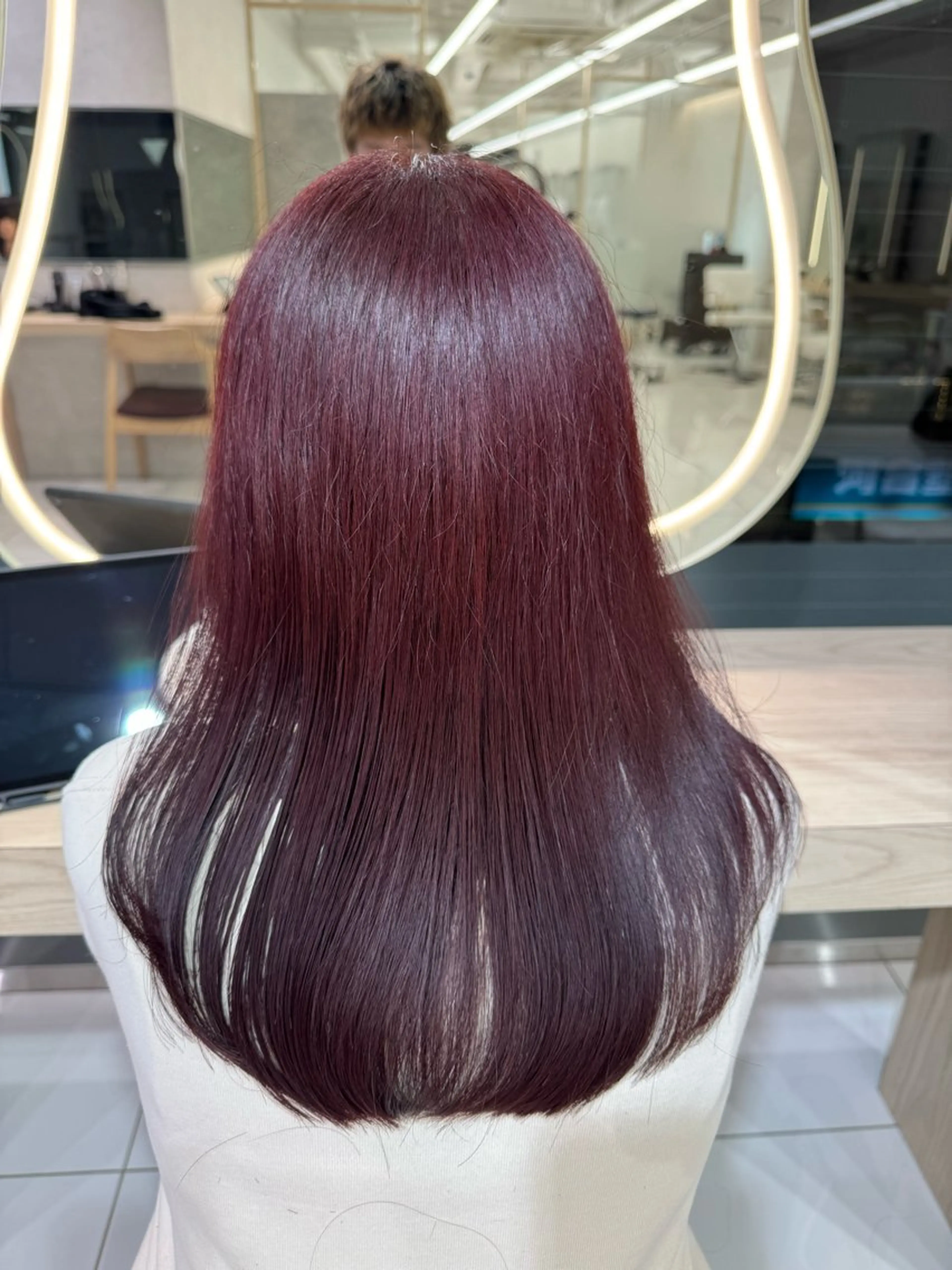 ロング カラー カット ヘアカラー トリートメント レイヤー❤️‍🔥 くびれヘア/西野和裕のヘアスタイル