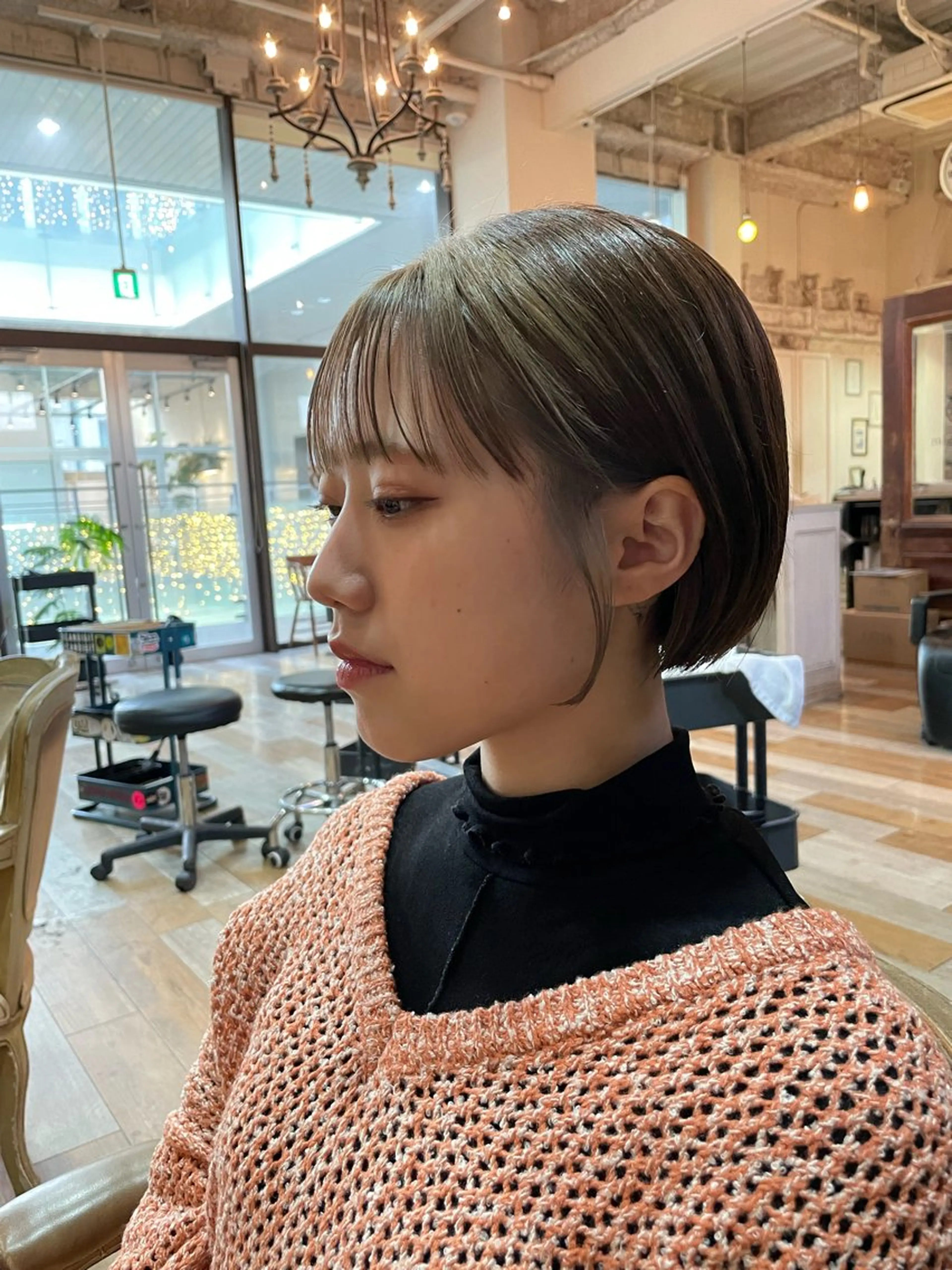 ショート カット ヘアカラー トリートメント 不破一輝/栄/矢場町 ボブ/レイヤー/艶髪のヘアスタイル