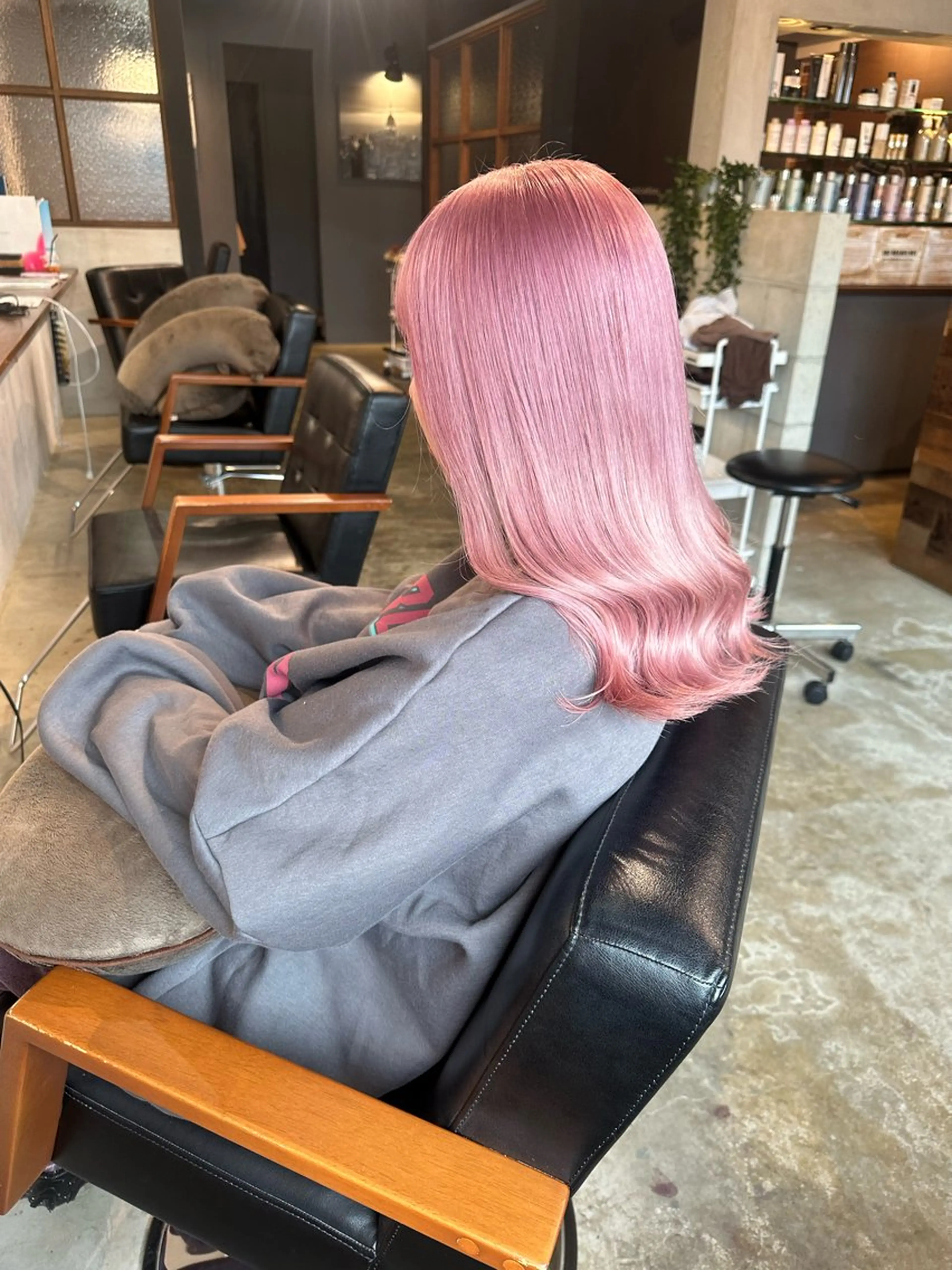 ロング ヘアカラー トリートメント Baby美容師 Ninaのヘアスタイル