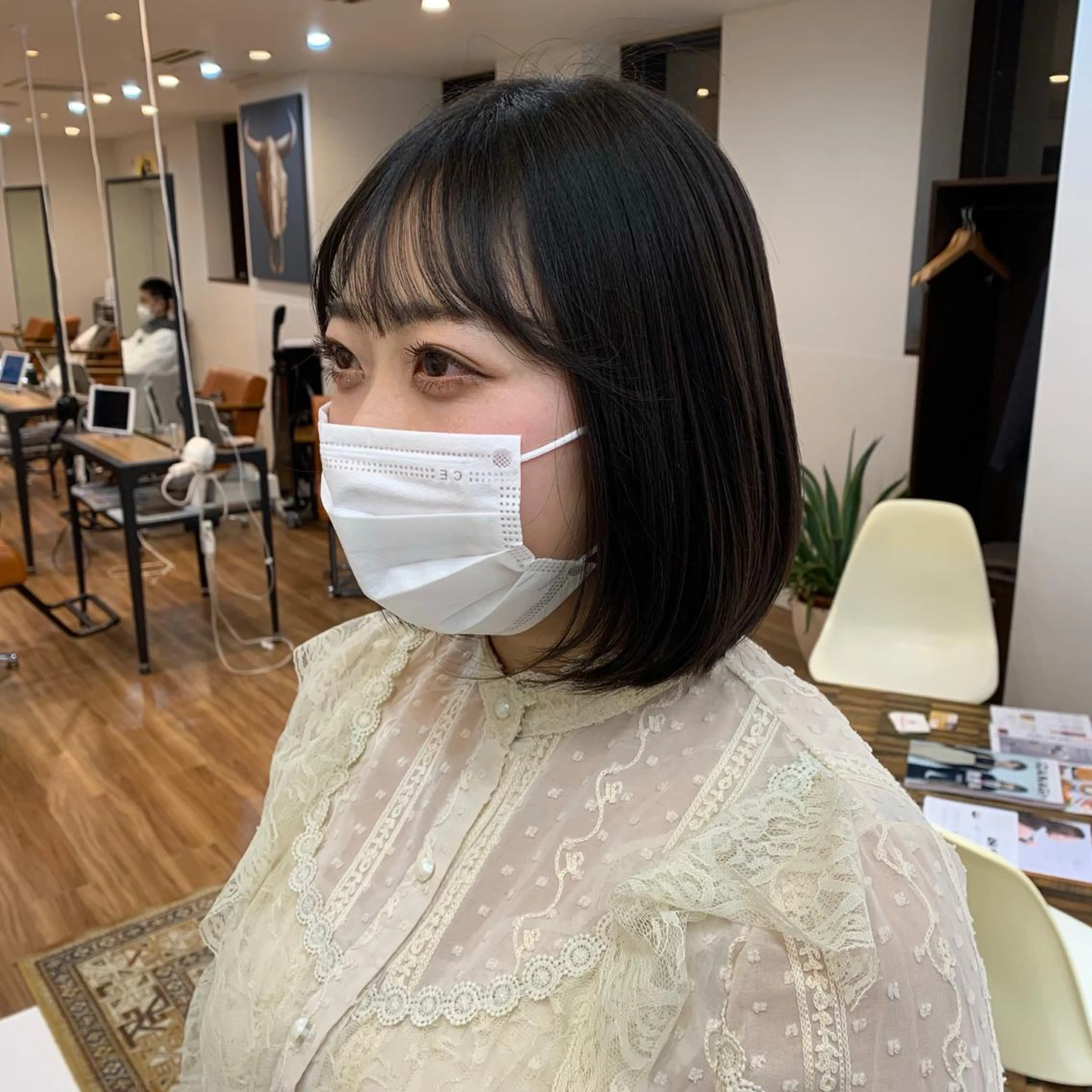 ミディアム ボブ 【韓国風くびれヘア】 joule小木曽輝のヘアスタイル