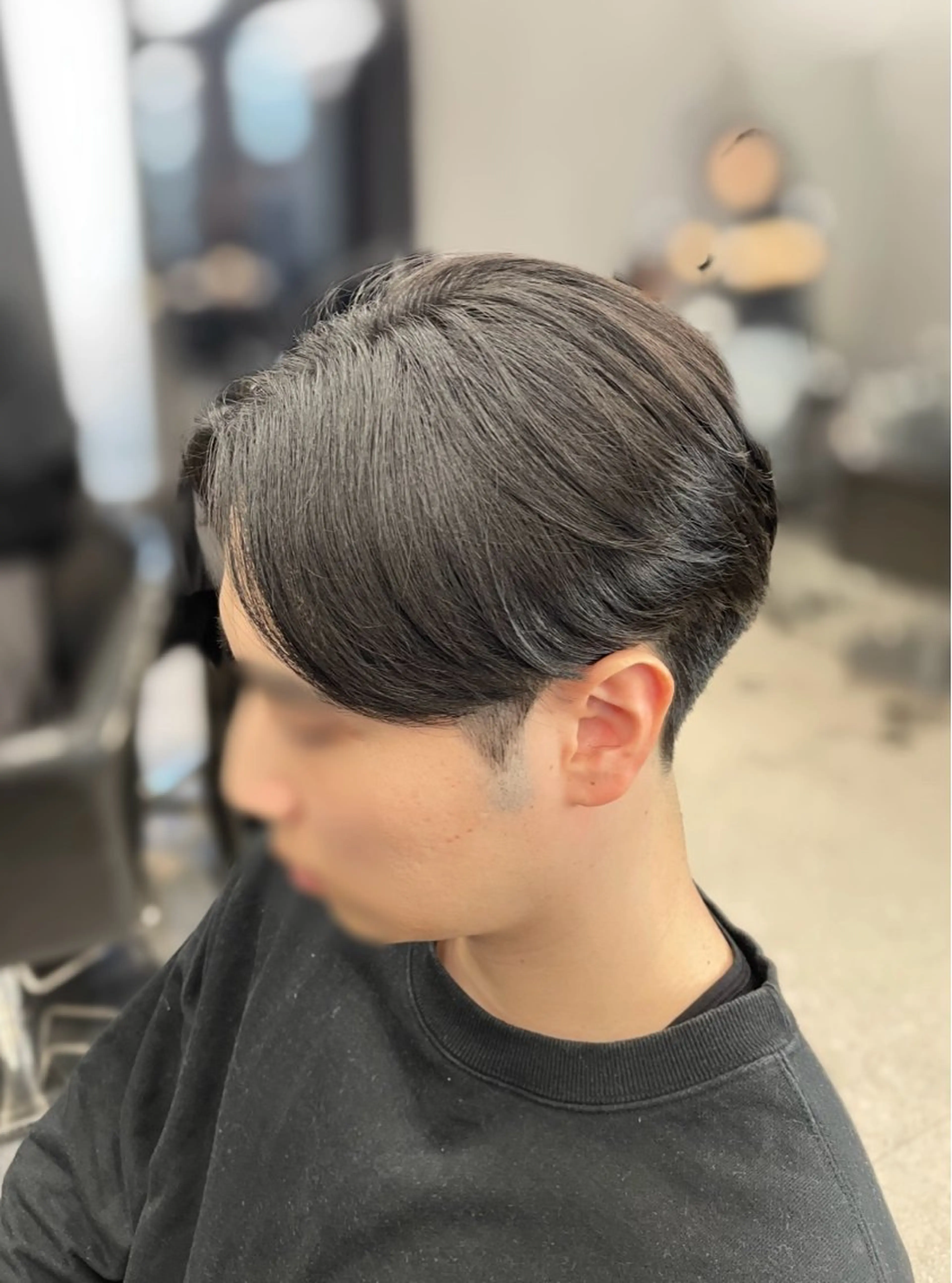 メンズ センターパート カット 縮毛矯正 曲がる縮毛矯正 川島爽楽のヘアスタイル