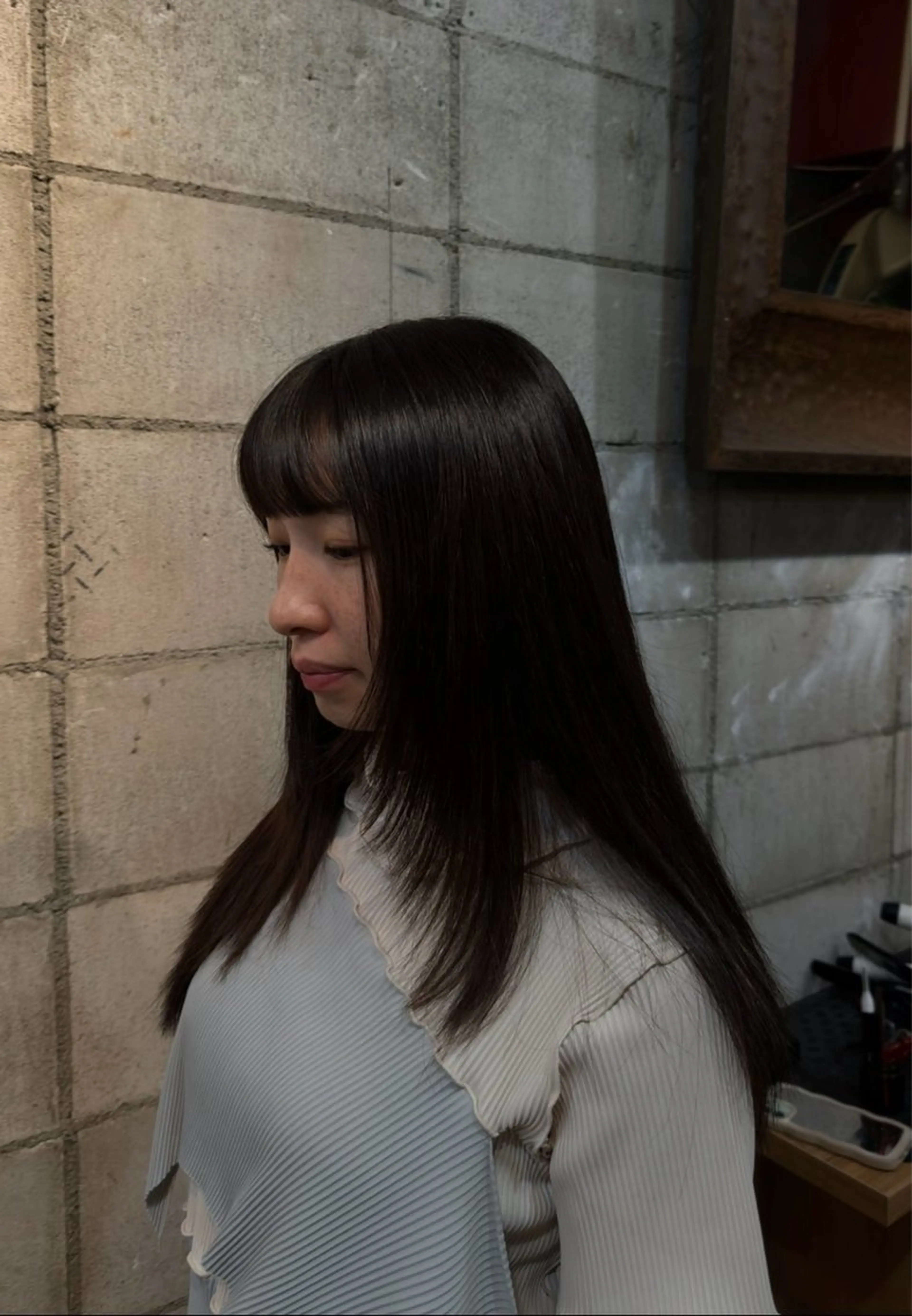 ロング アキモト フウガのヘアスタイル
