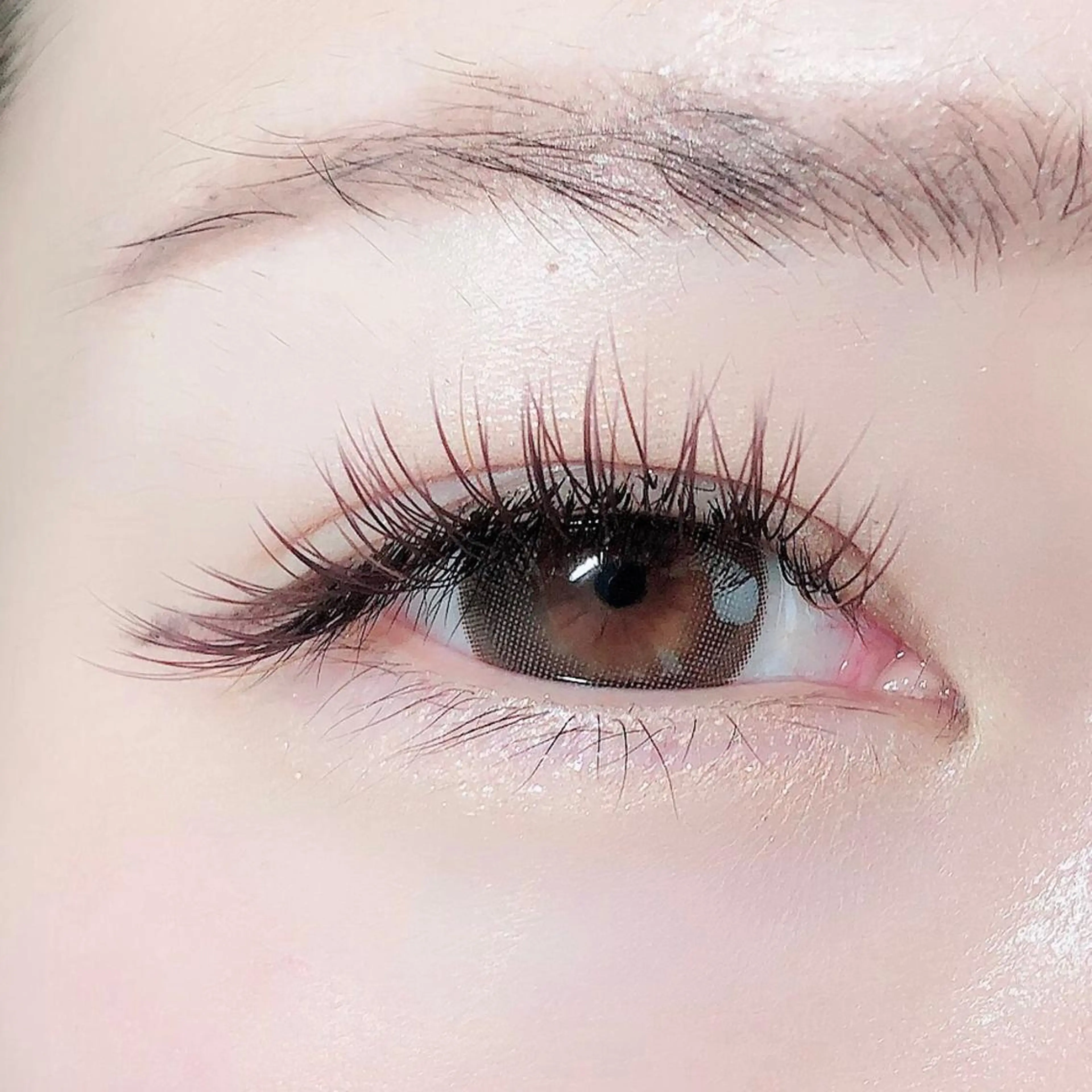 マツエク・マツパ フラットラッシュ ナチュラル マツエク ponopipi 小倉店のマツエク・マツパデザイン