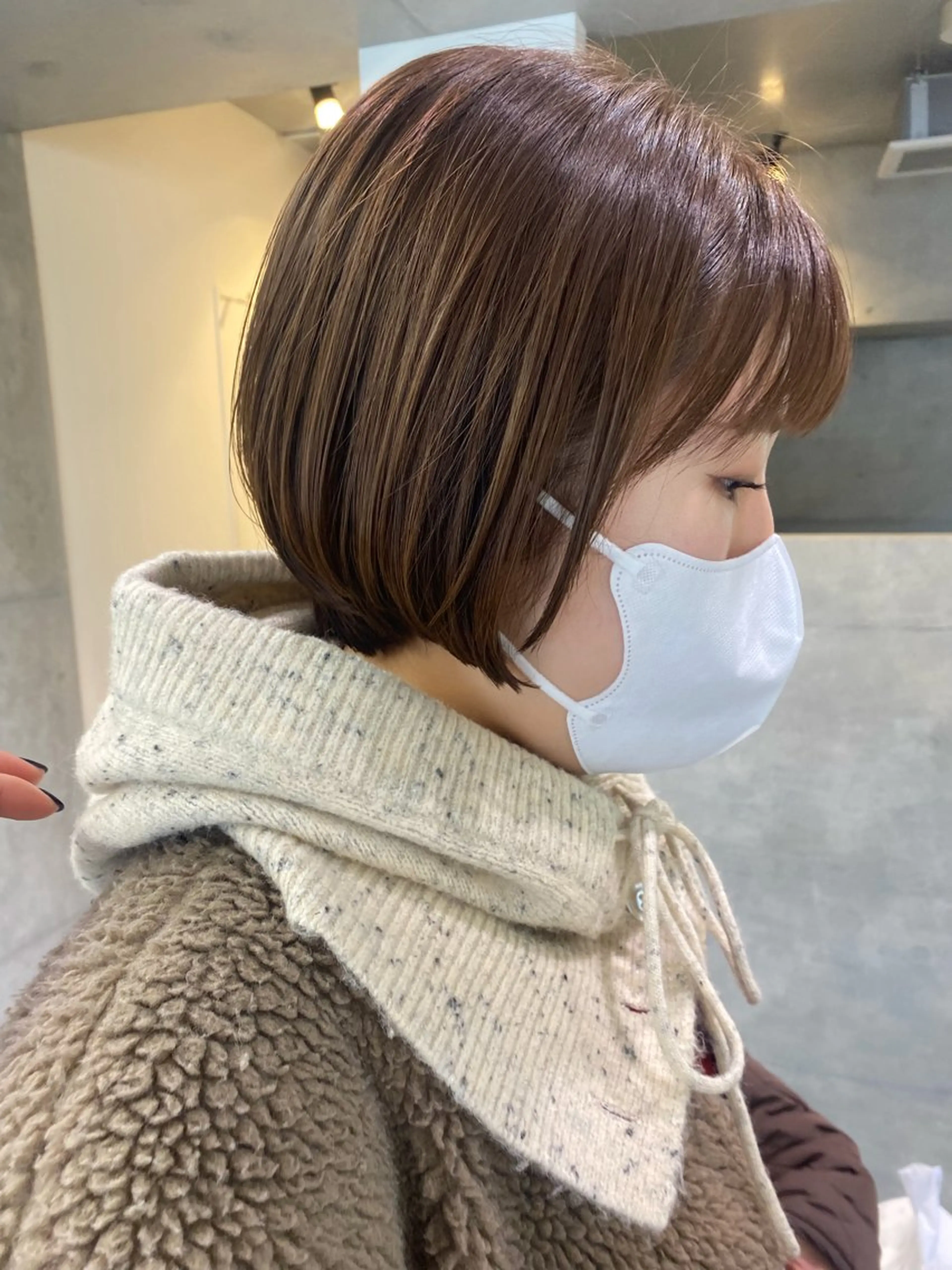 ショート 室谷 侑奈のヘアスタイル
