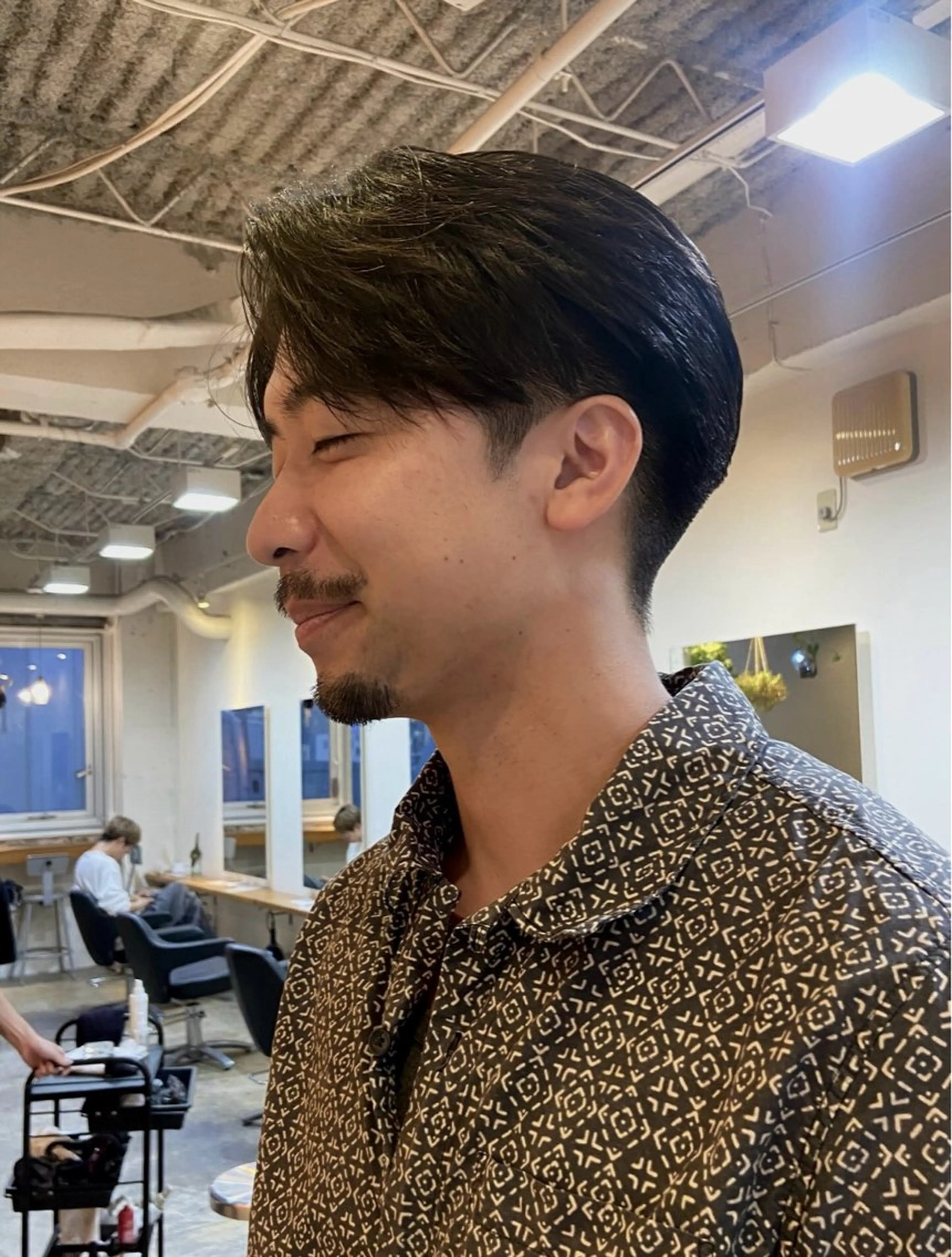 ミディアム カット パーマ トリートメント レディースカット🎀 NANAHAのヘアスタイル