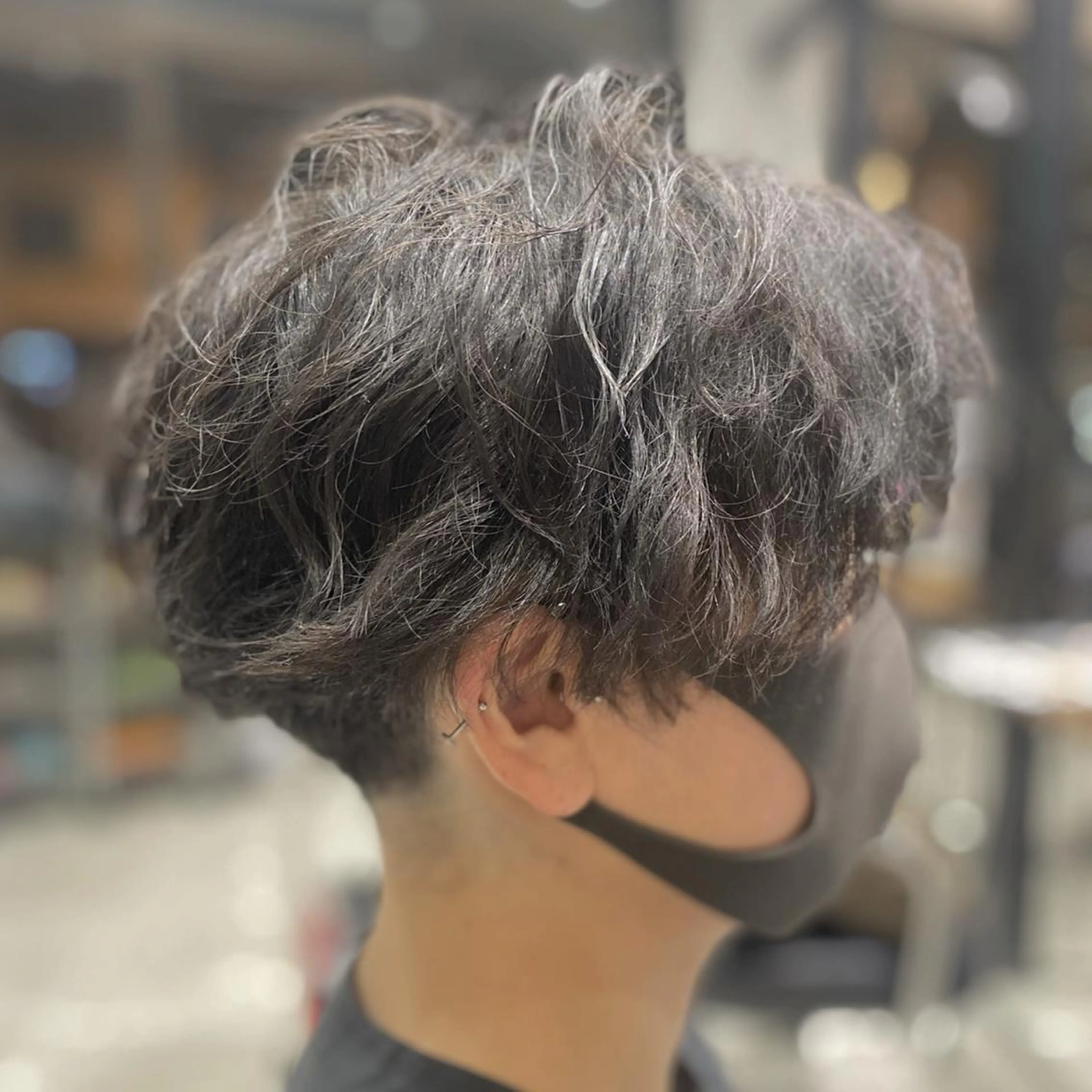 パーマ メンズ わたなべ りょうのヘアスタイル