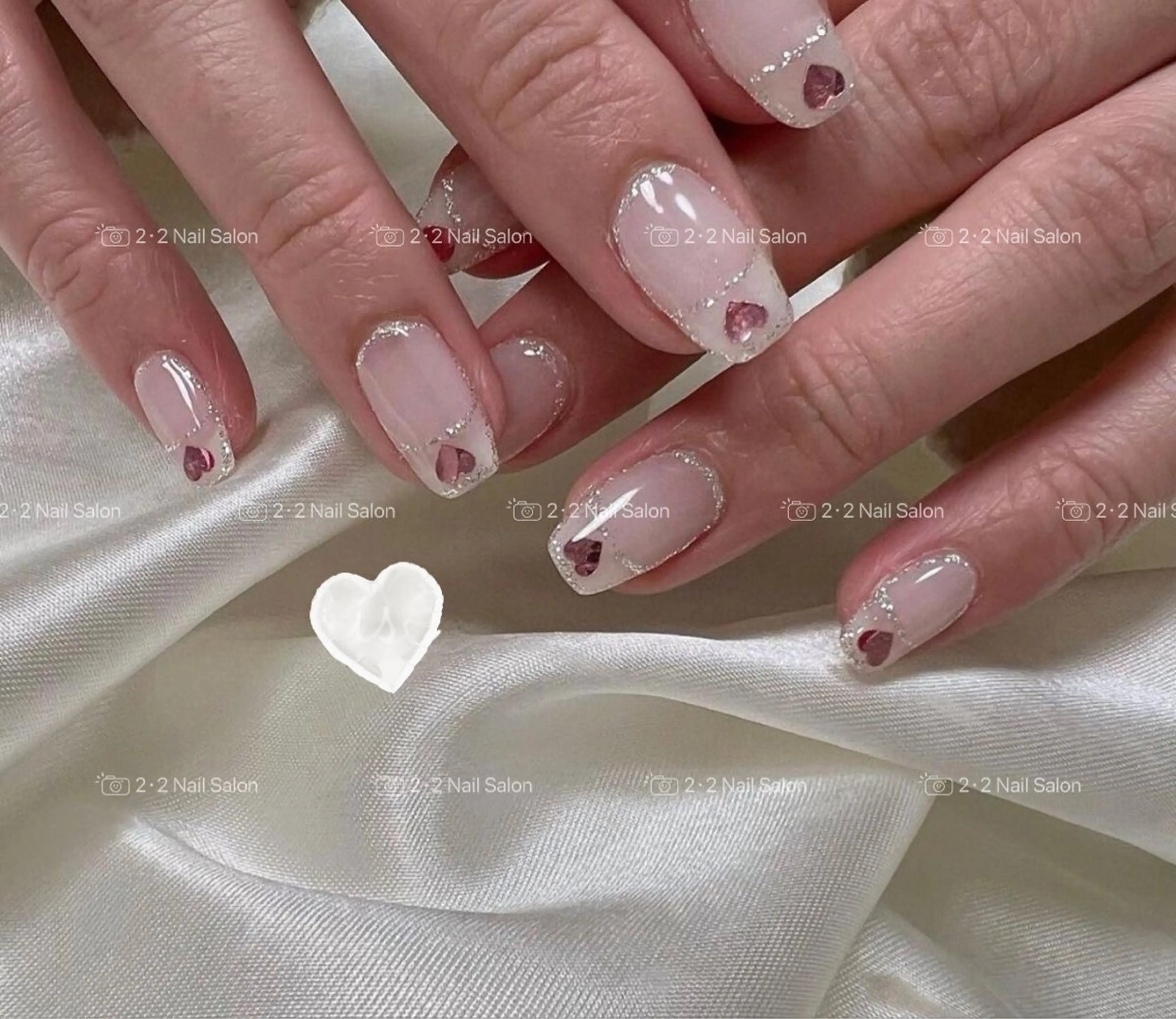 ネイル ハンドネイル 🦋y y Nail 🤍のネイルデザイン