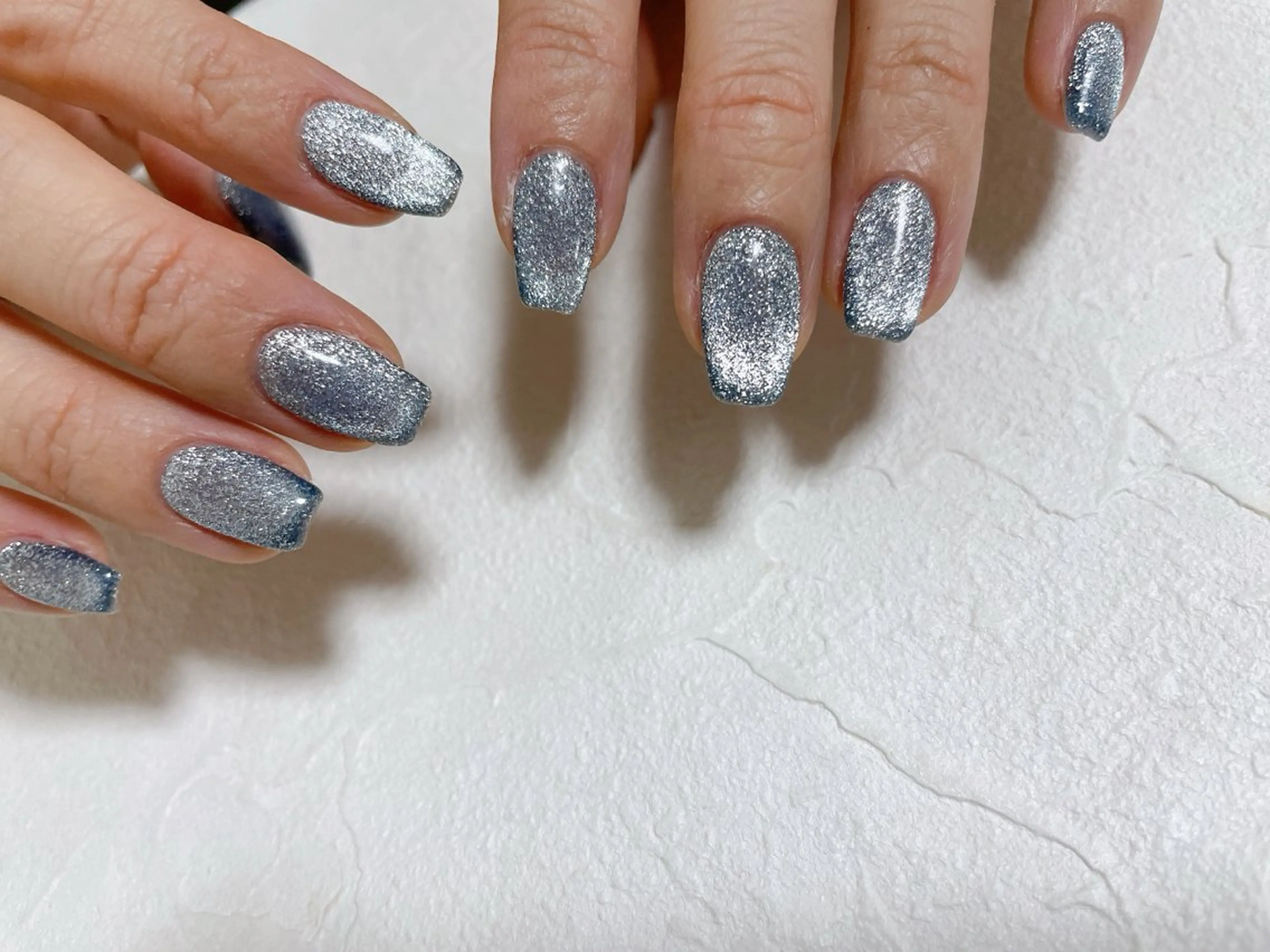 ネイル オーロラネイル フットネイル フレンチネイル ジェルネイル 韓国ネイル ハンドネイル Mogu nail 二子玉川のネイルデザイン