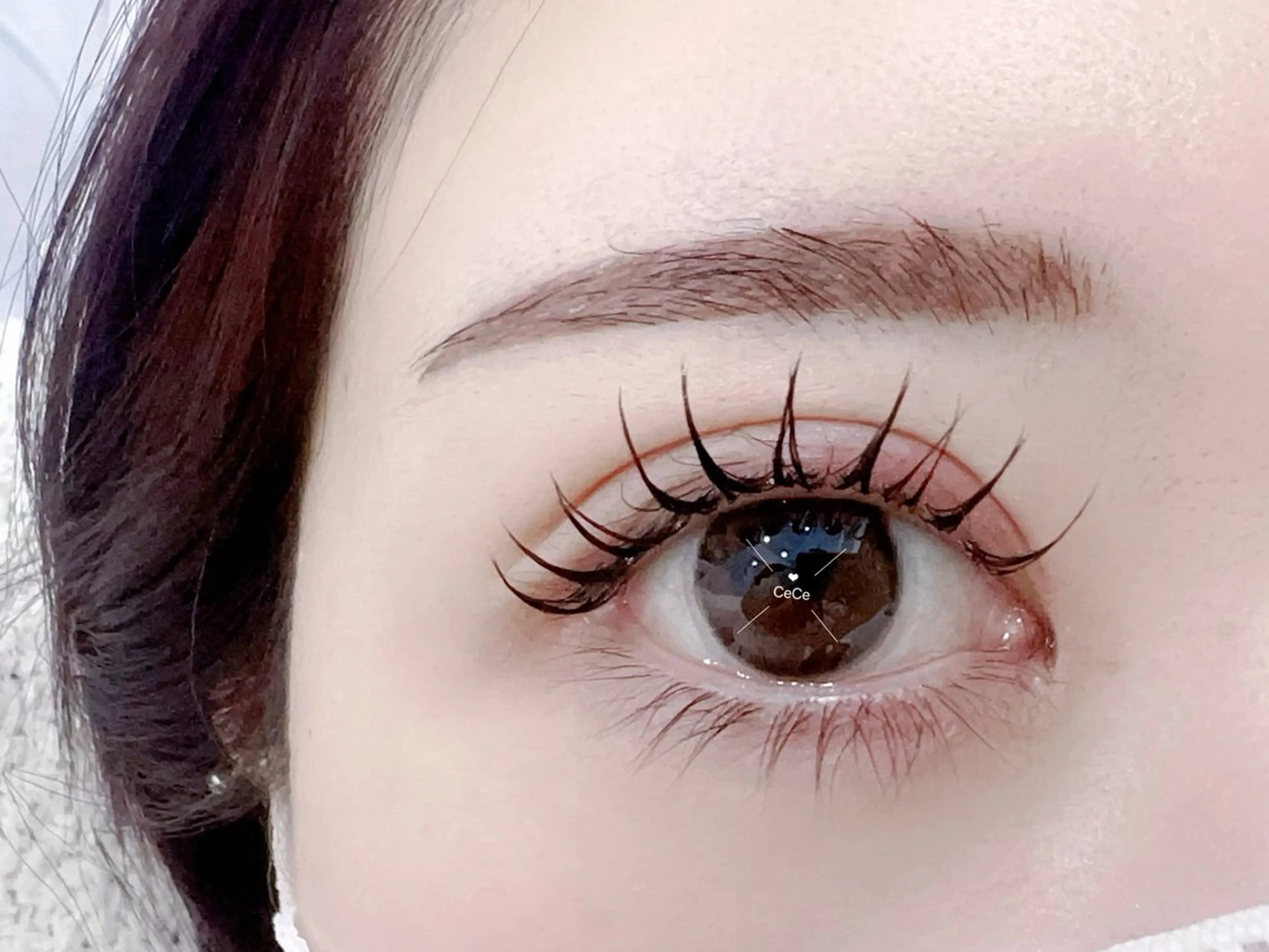 マツエク・マツパ CeCeまつげパーマ マツエク❣️パリエクのネイルデザイン