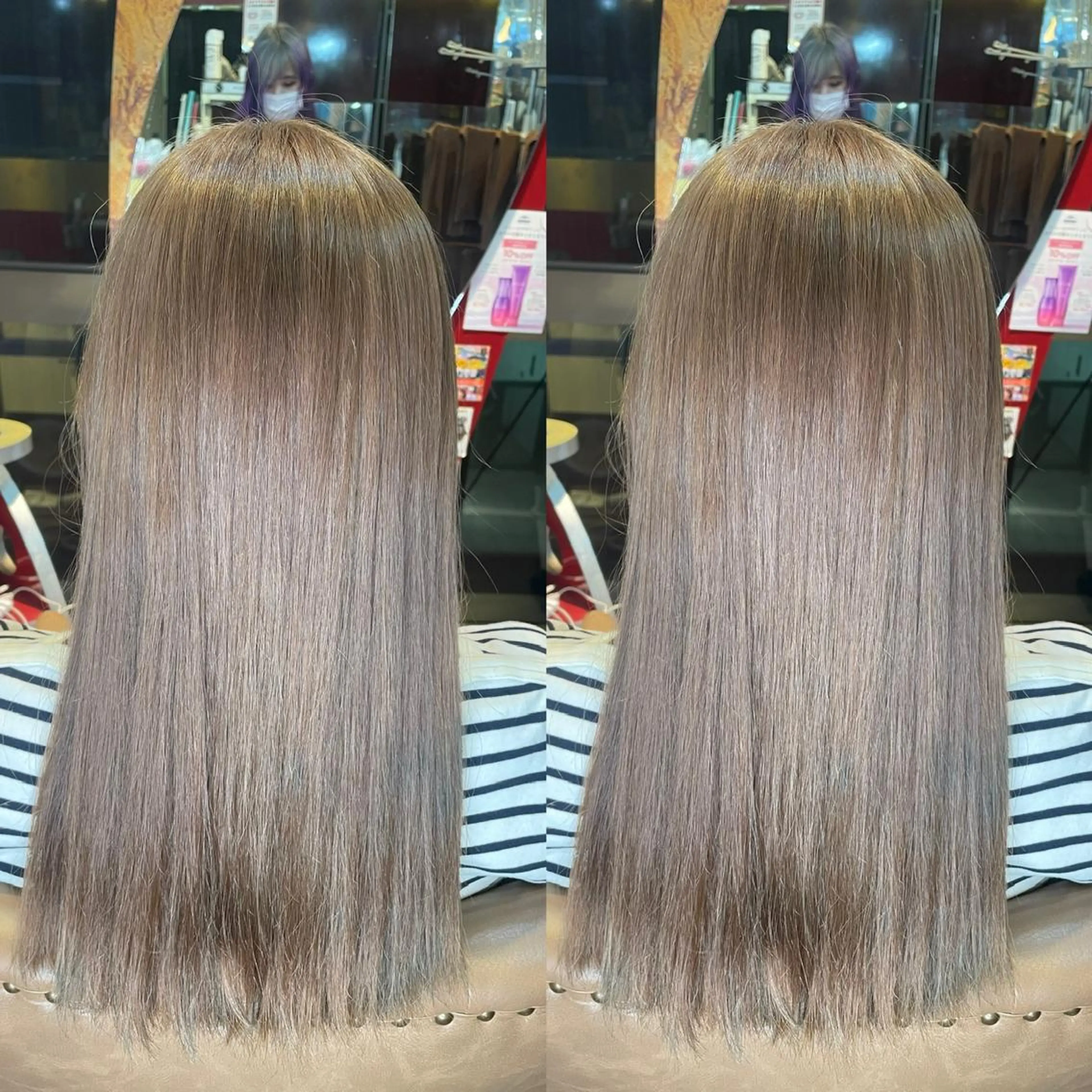 セミロング カラー 髪質改善 トリートメント 👑派手髪/カット 👑ANRYのヘアスタイル