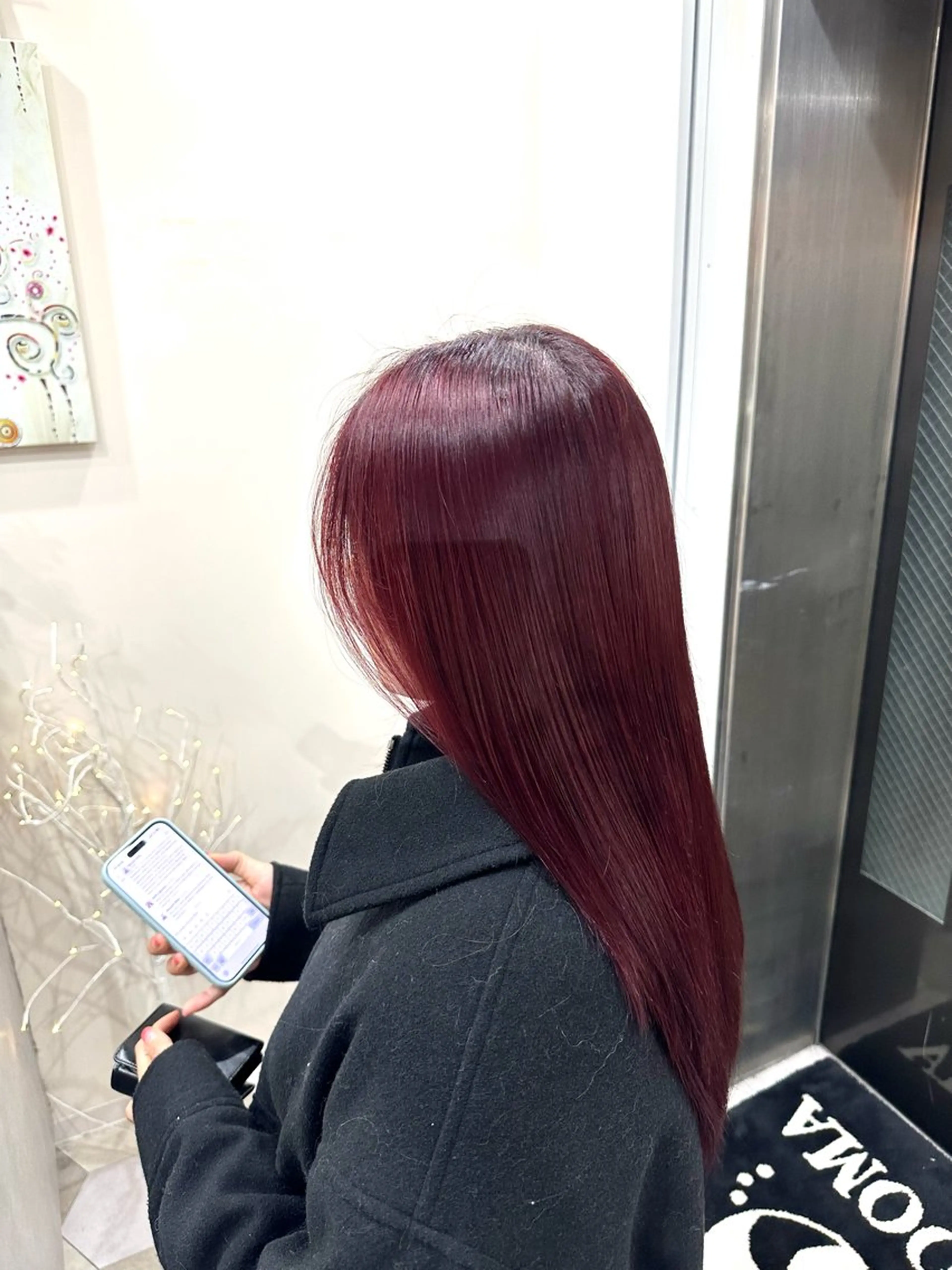 ロング カラー ヘアカラー レイヤー/メンズ カット🔥ちかまるのヘアスタイル