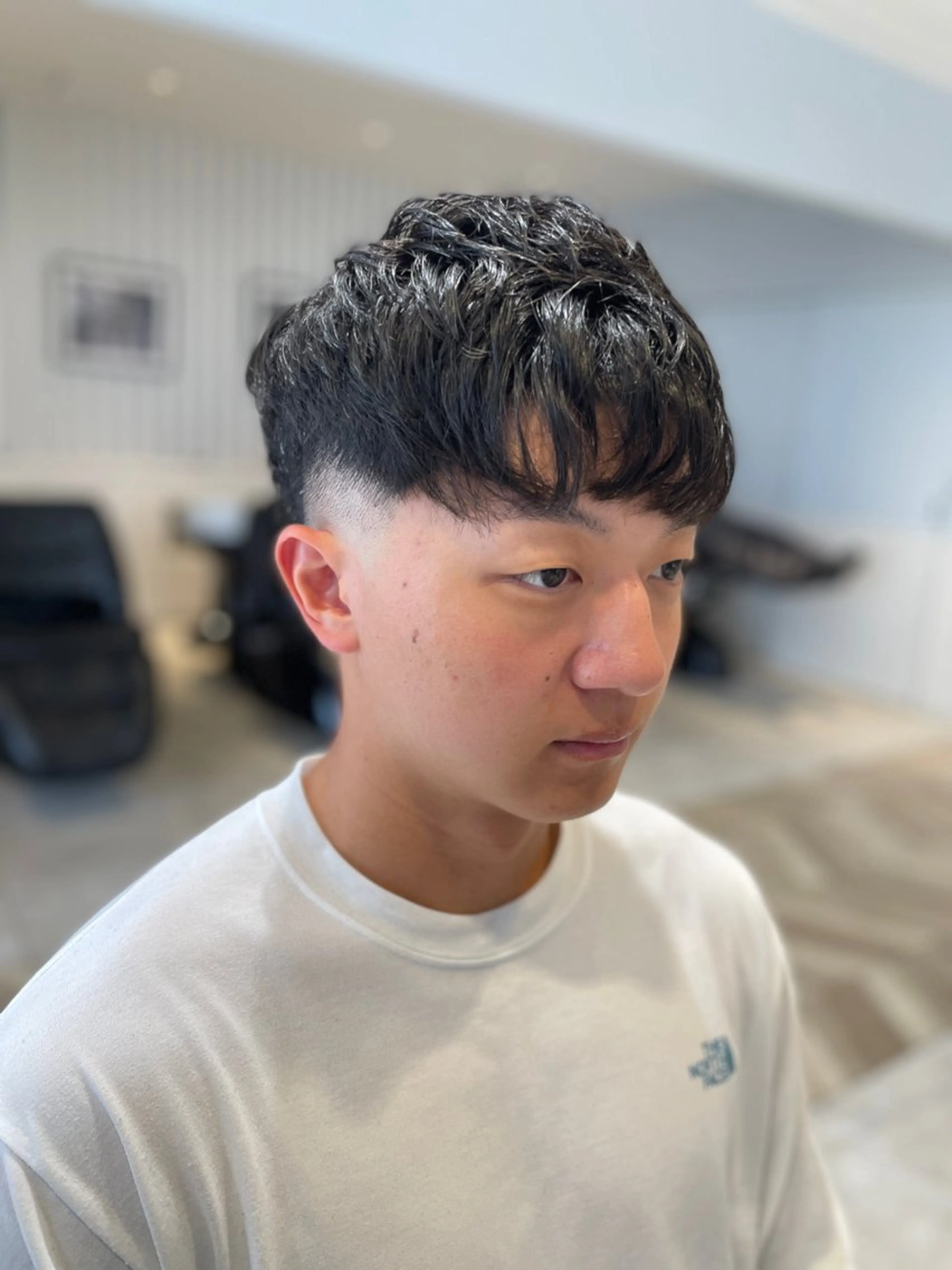 ショート メンズ フェードカット カット ツイスト/フェード / 古川　諒のヘアスタイル