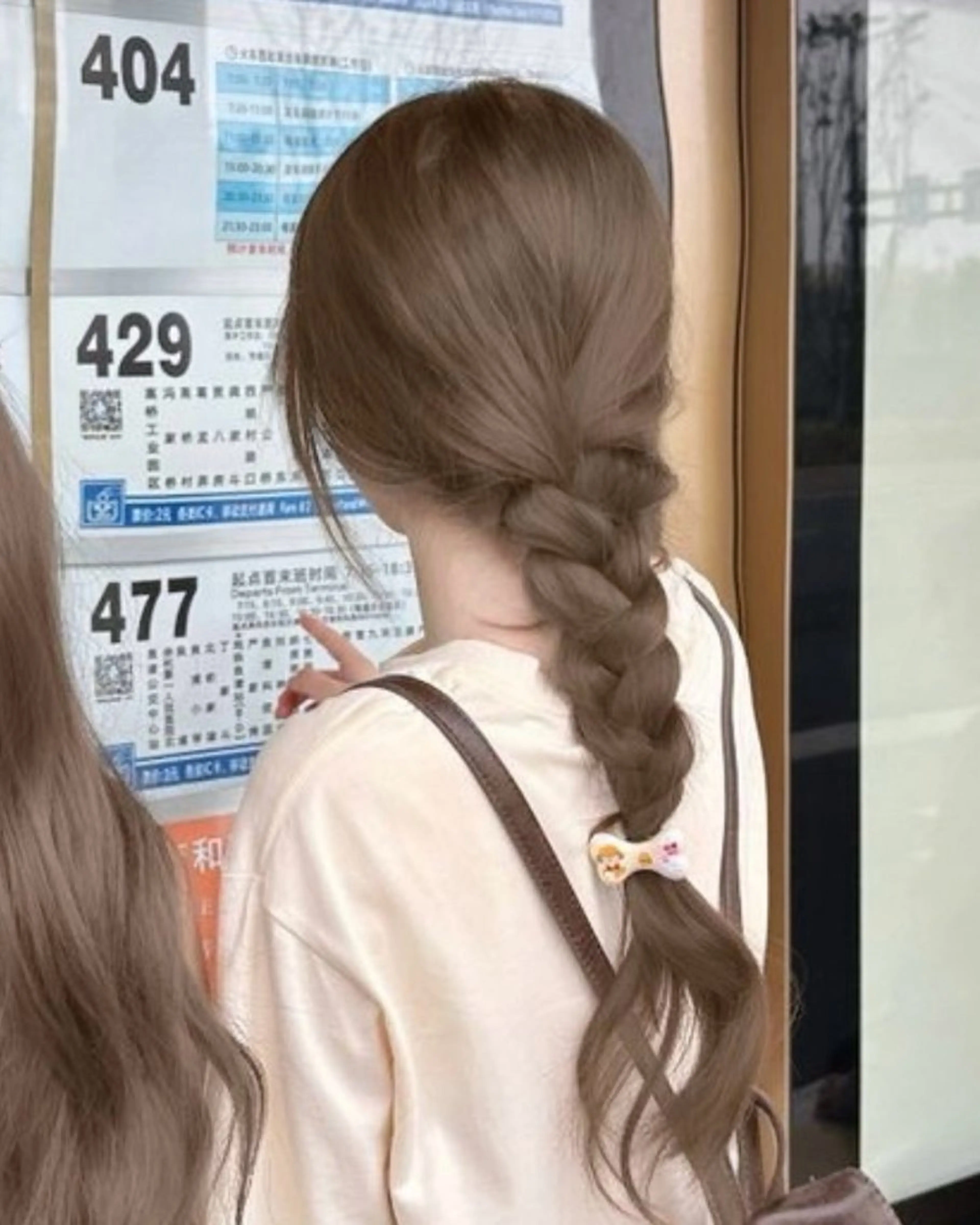 【 透け感たっぷり🤍】 ケアカラー ＋ 1step トリートメント🫧の写真