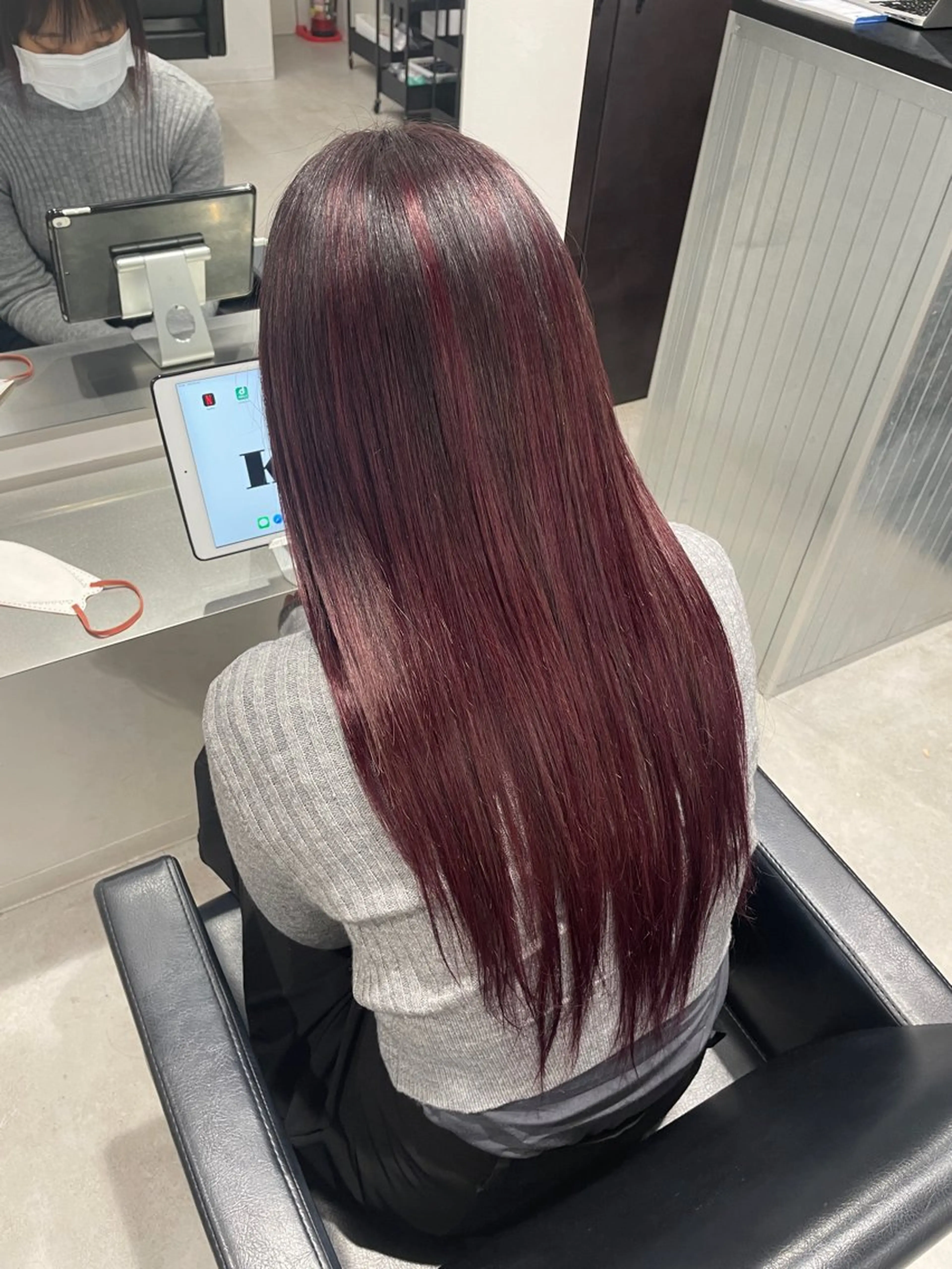 ロング レイヤーカット ヘアカラー エクステ MIHO☾·̩͙⋆ Kroのヘアスタイル