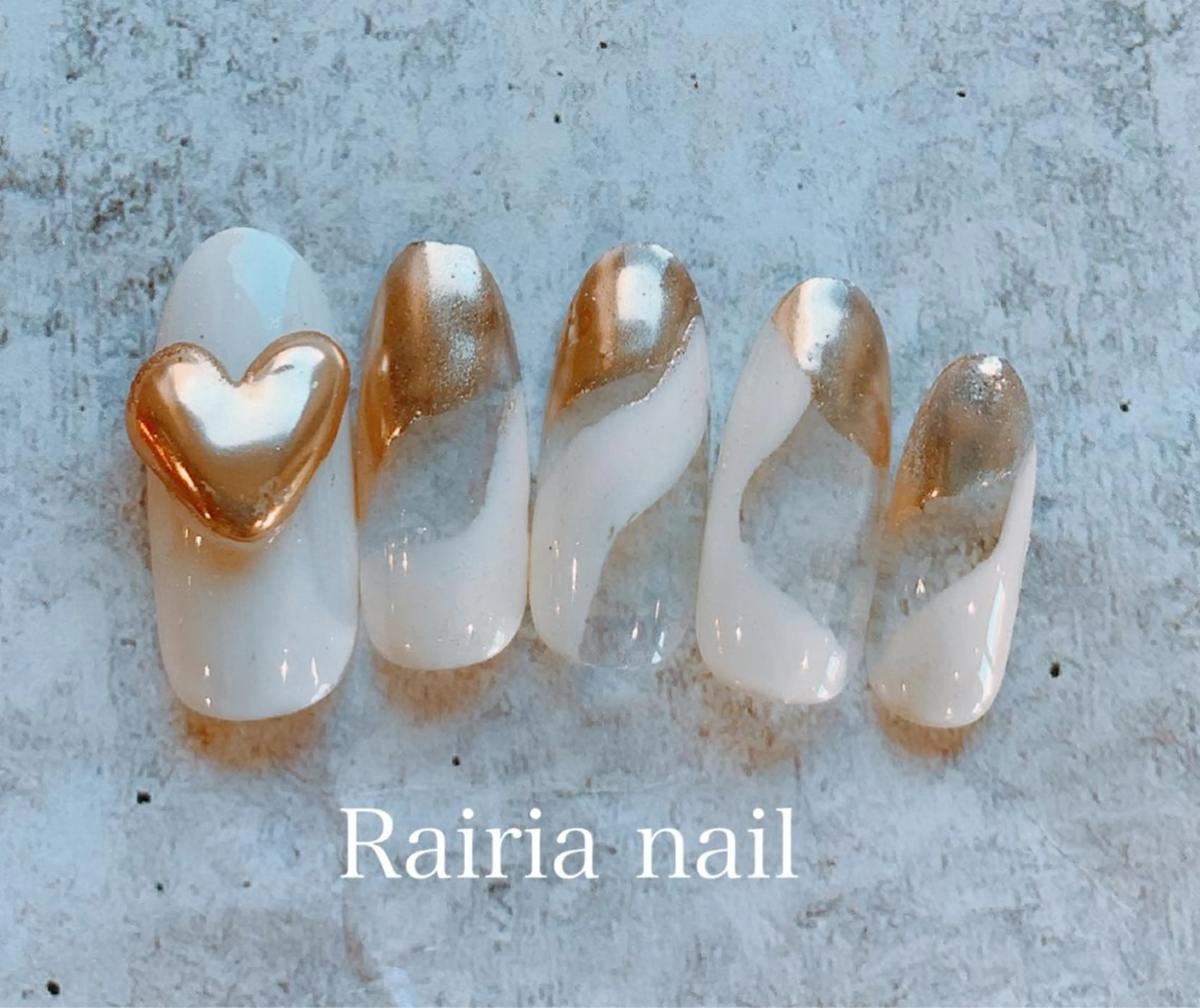 ネイル アートネイル ジェルネイル パラジェル バレンタイン 冬ネイル Rairia nail本八幡店のネイルデザイン