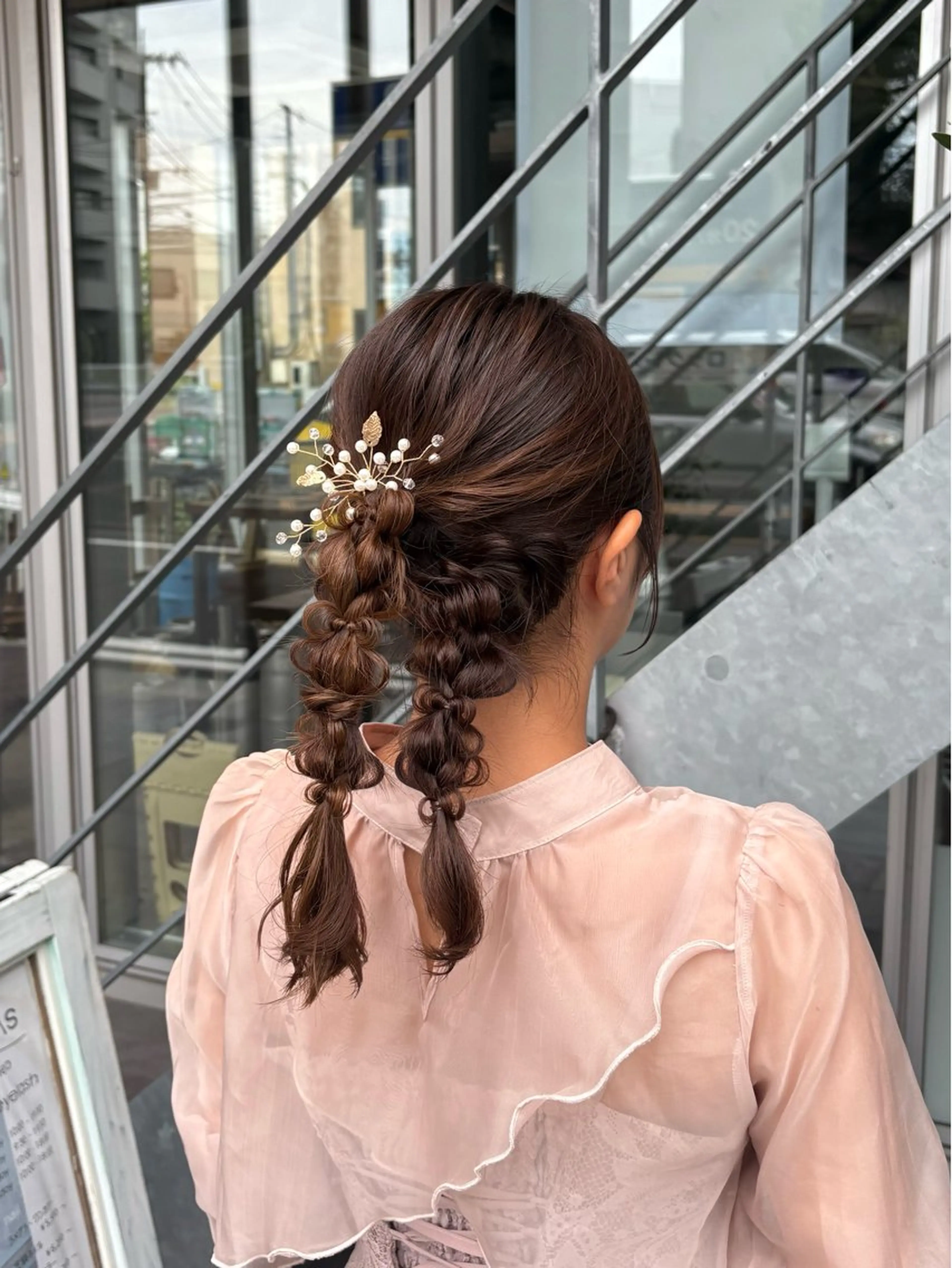 セミロング 西村 清花のヘアスタイル