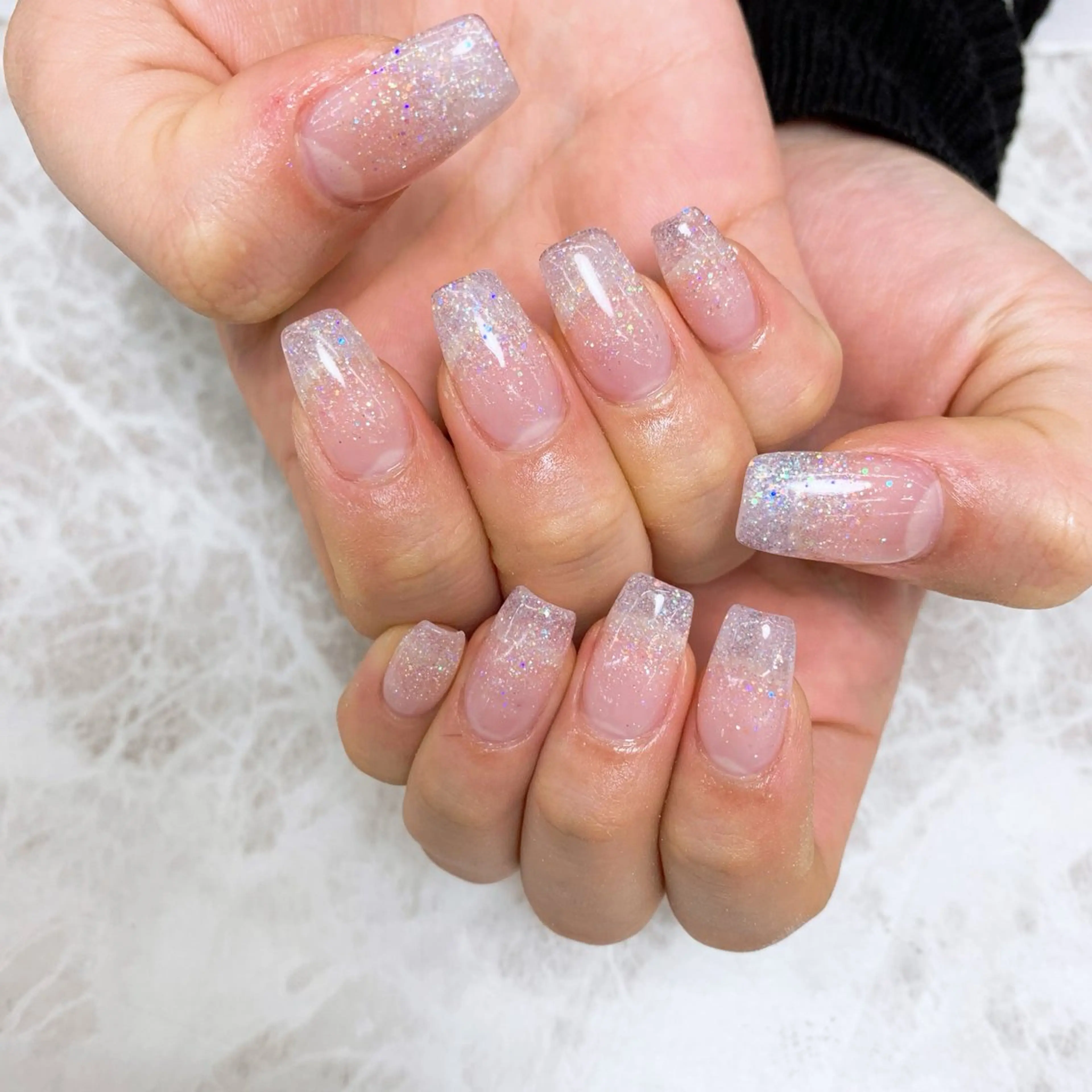 オフ無し【スカルプ】グラデーション🩷🩵 ◆シンプル1色グラデーションコース♪◆ファイル・丁寧なドライケア込の写真