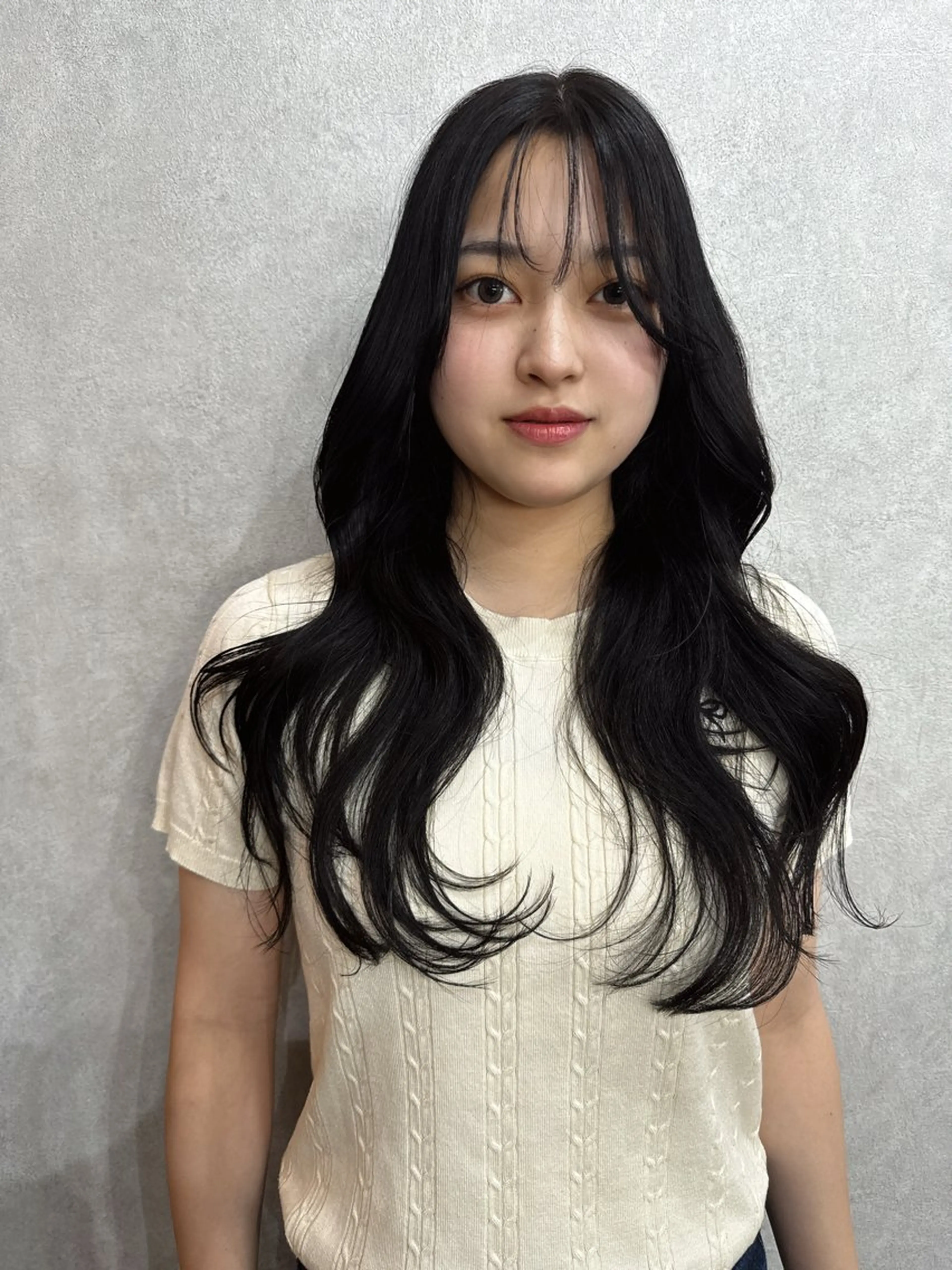 ロング カラー レイヤーカット AIRI layer cut hairのヘアスタイル